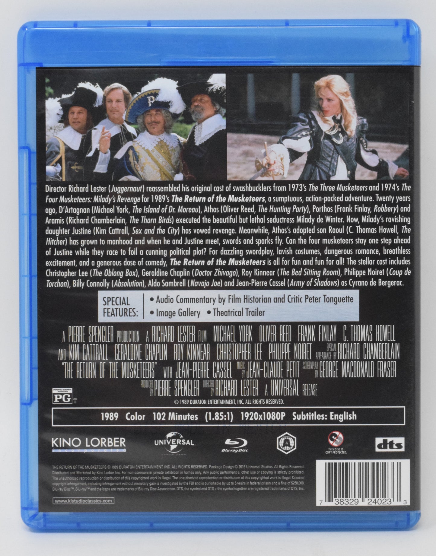 The Return Of The Musketeers DVD Blu-ray