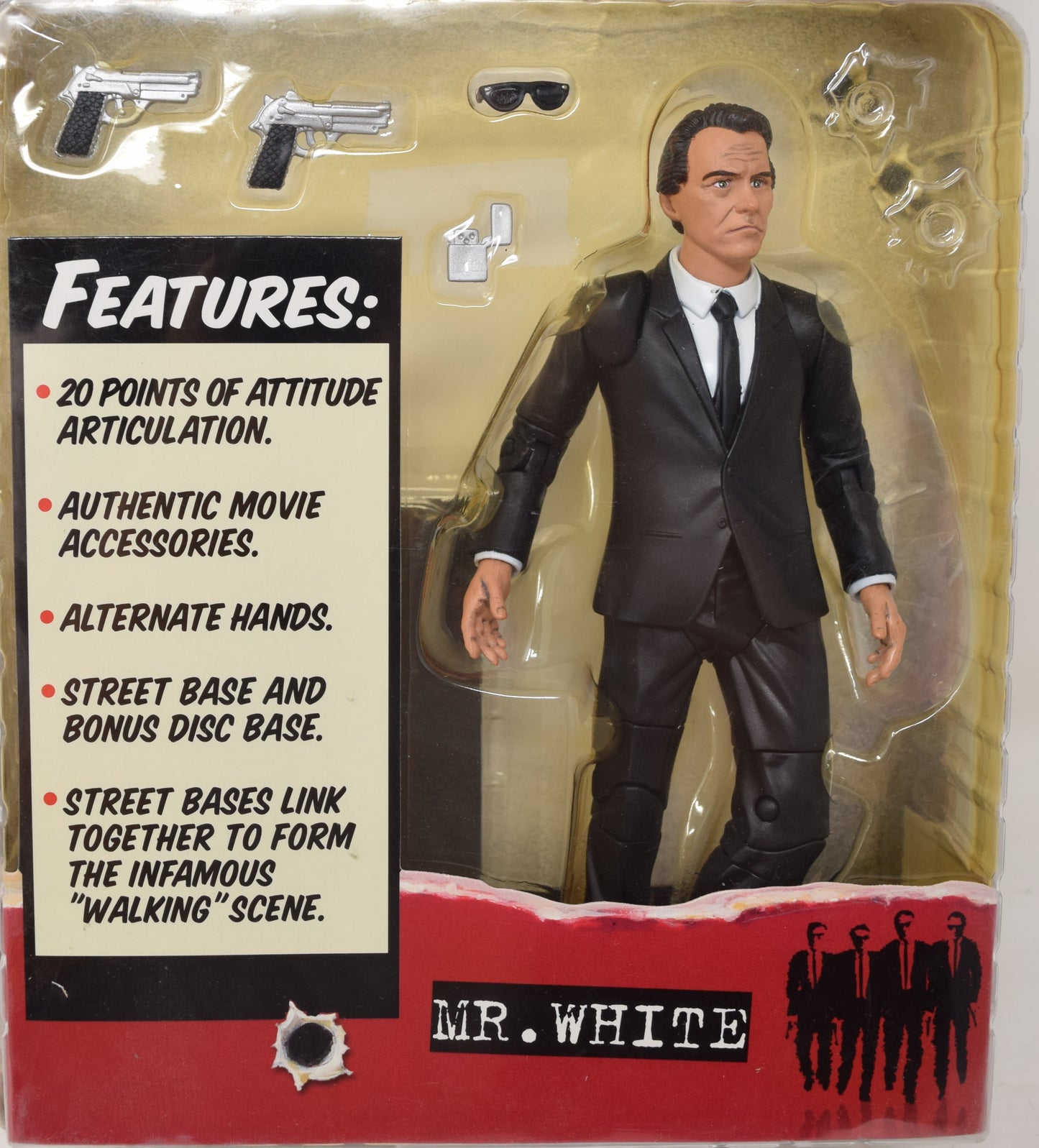 Reservoir Dogs Mr. White Action Figure Mezco Toys MOC New