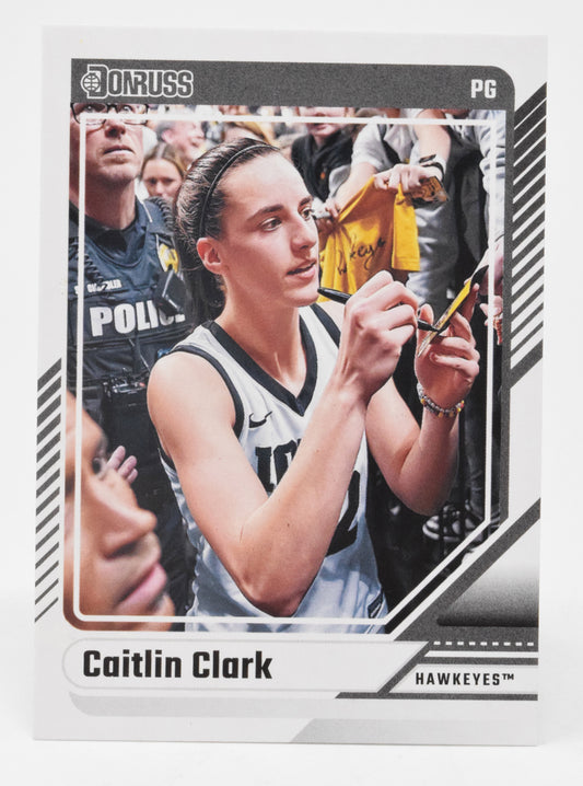 Caitlin Clark WNBA Basketball Card Panini Donruss 2024 Collection #7