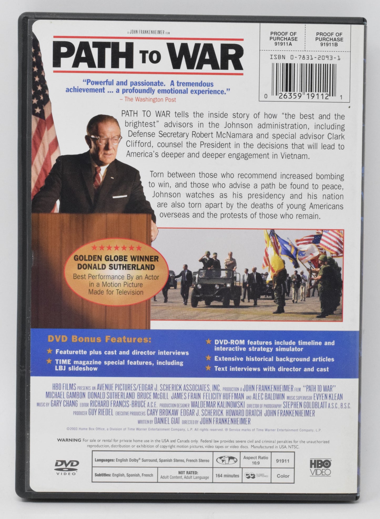 Path To War DVD