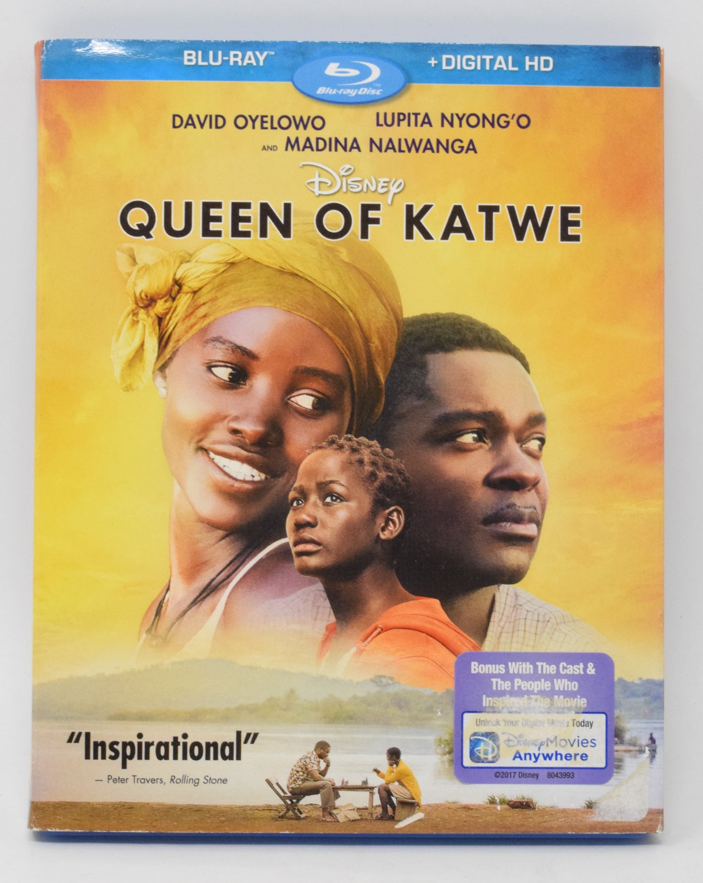 Disney Queen Of Katwe Blu-ray DVD