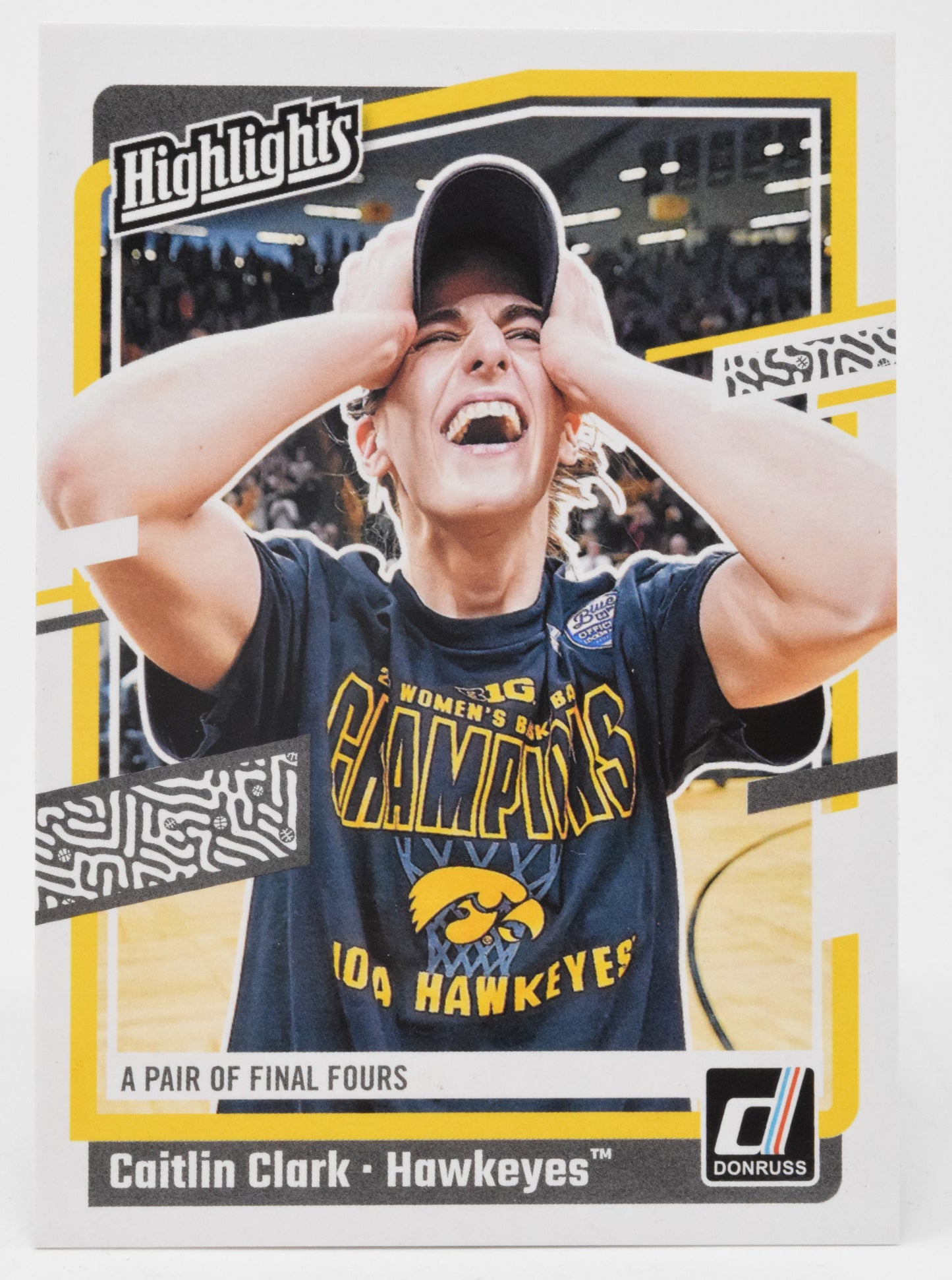 Caitlin Clark Highlights WNBA Basketball Card Panini Donruss 2024 Collection #H8