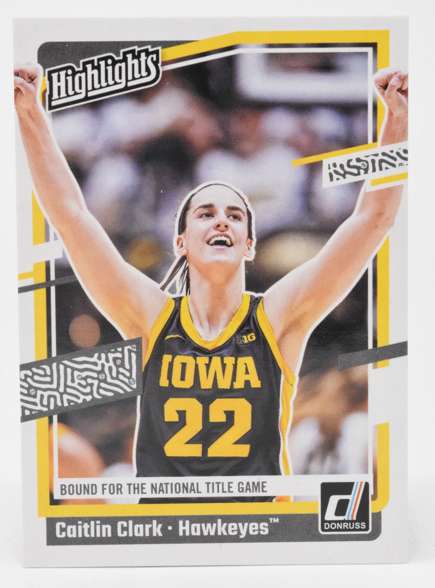 Caitlin Clark Highlights WNBA Basketball Card Panini Donruss 2024 Collection #H9