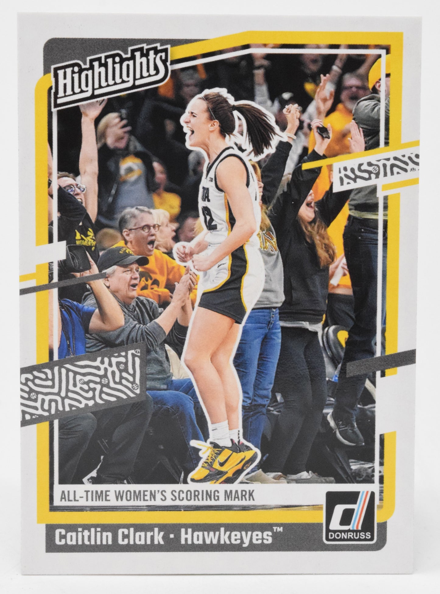 Caitlin Clark Highlights WNBA Basketball Card Panini Donruss 2024 Collection H10