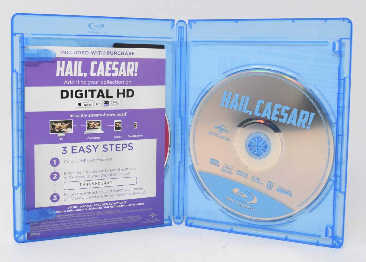 Hail, Caesar! DVD Blu-ray George Clooney