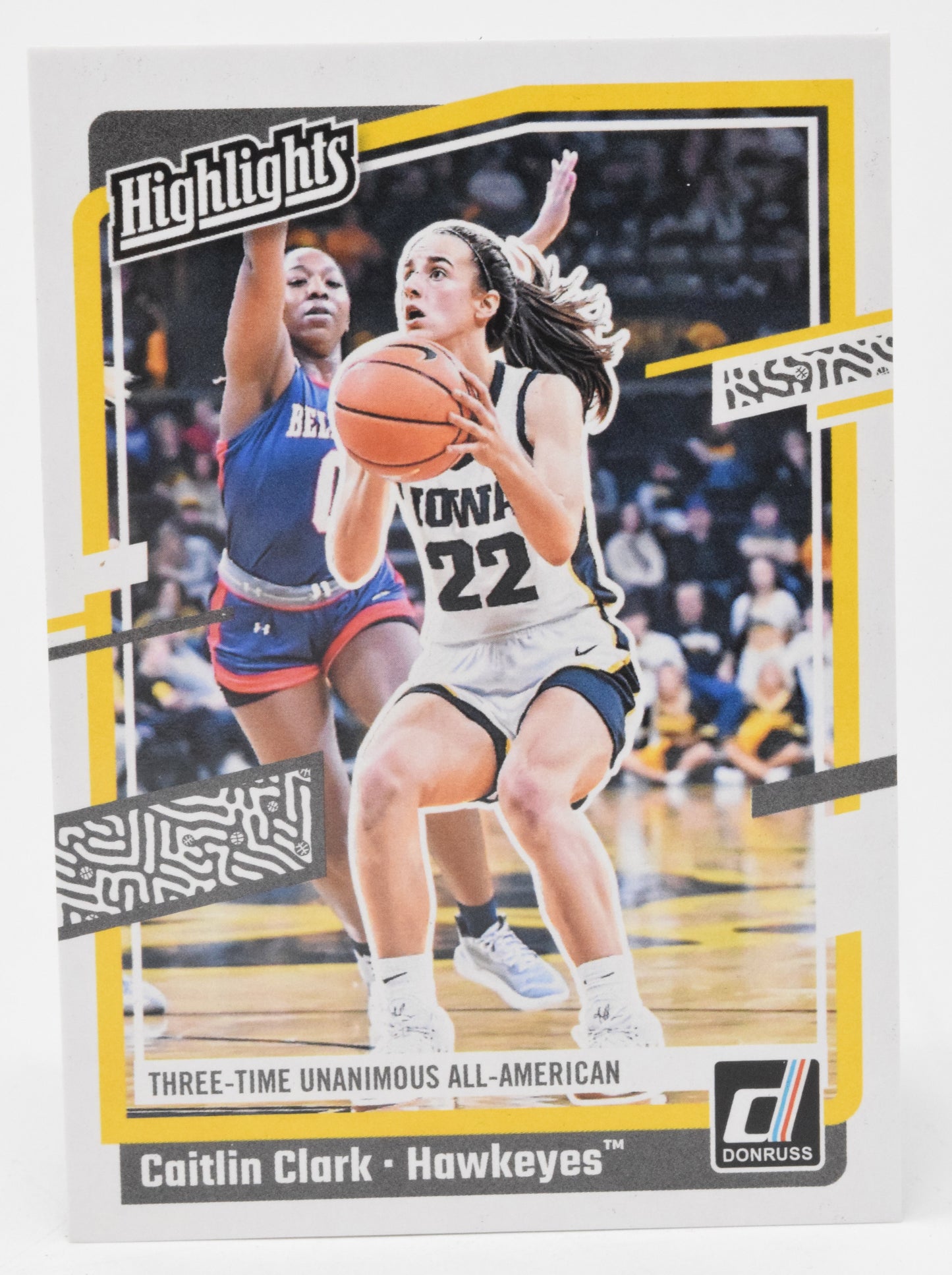 Caitlin Clark Highlights WNBA Basketball Card Panini Donruss 2024 Collection H12