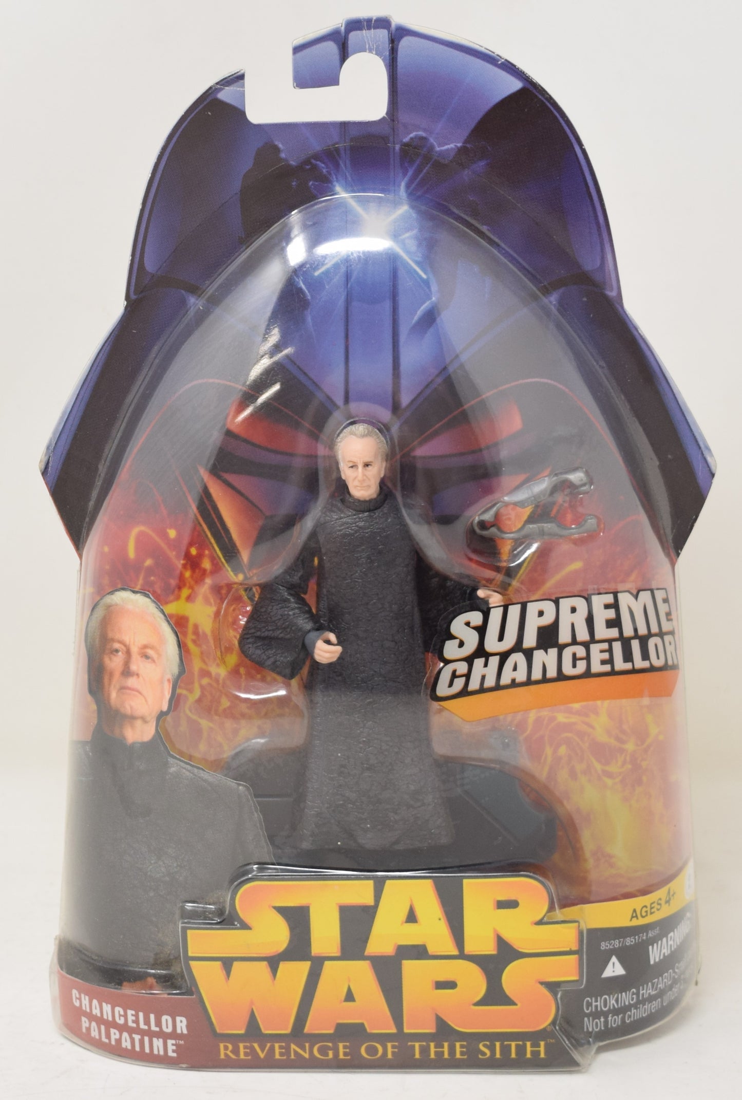 Star Wars Revenge Of The Sith Supreme Chancellor Action Figure Hasbro MOC New