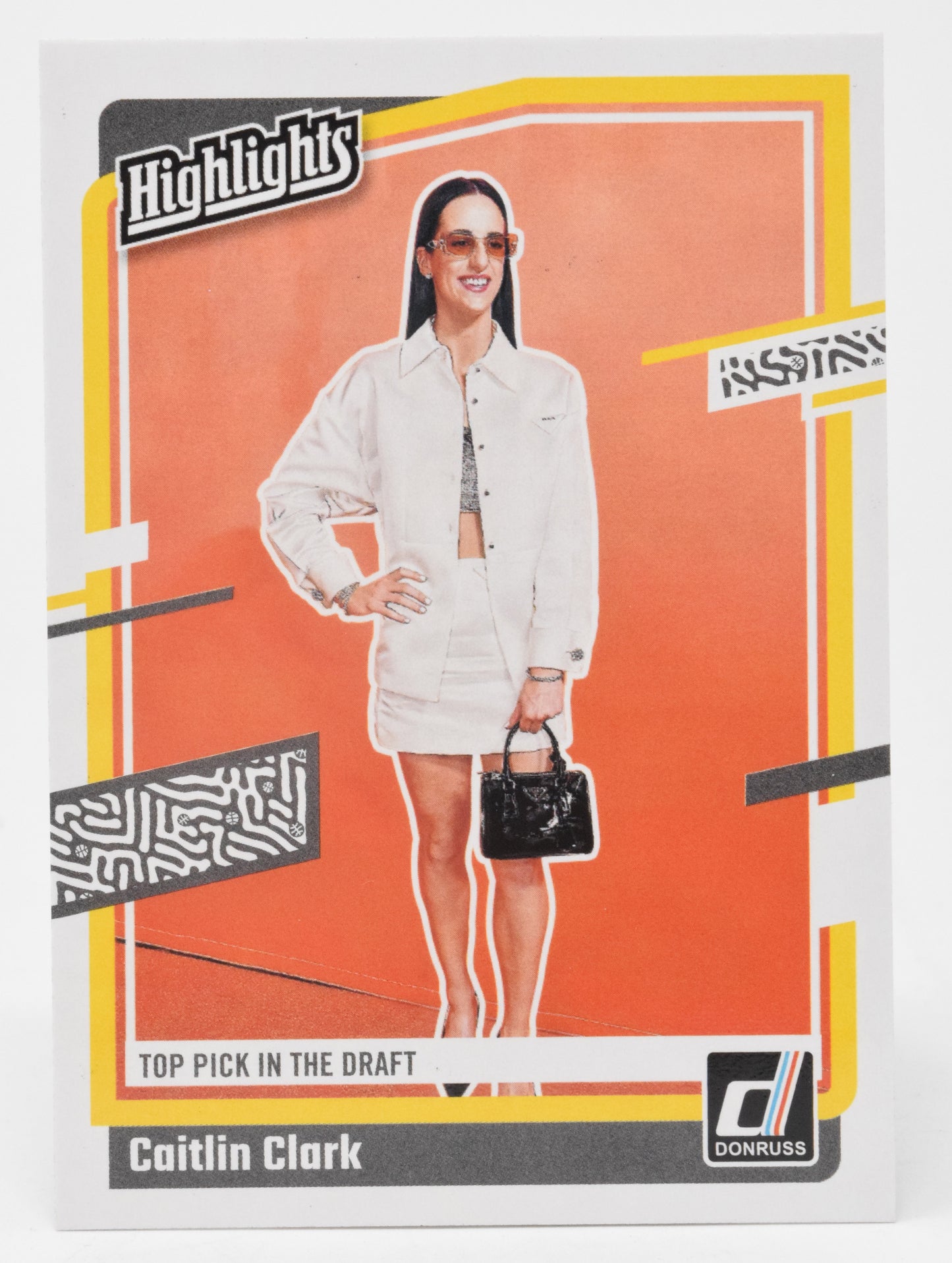 Caitlin Clark Highlights WNBA Basketball Card Panini Donruss 2024 Collection H15