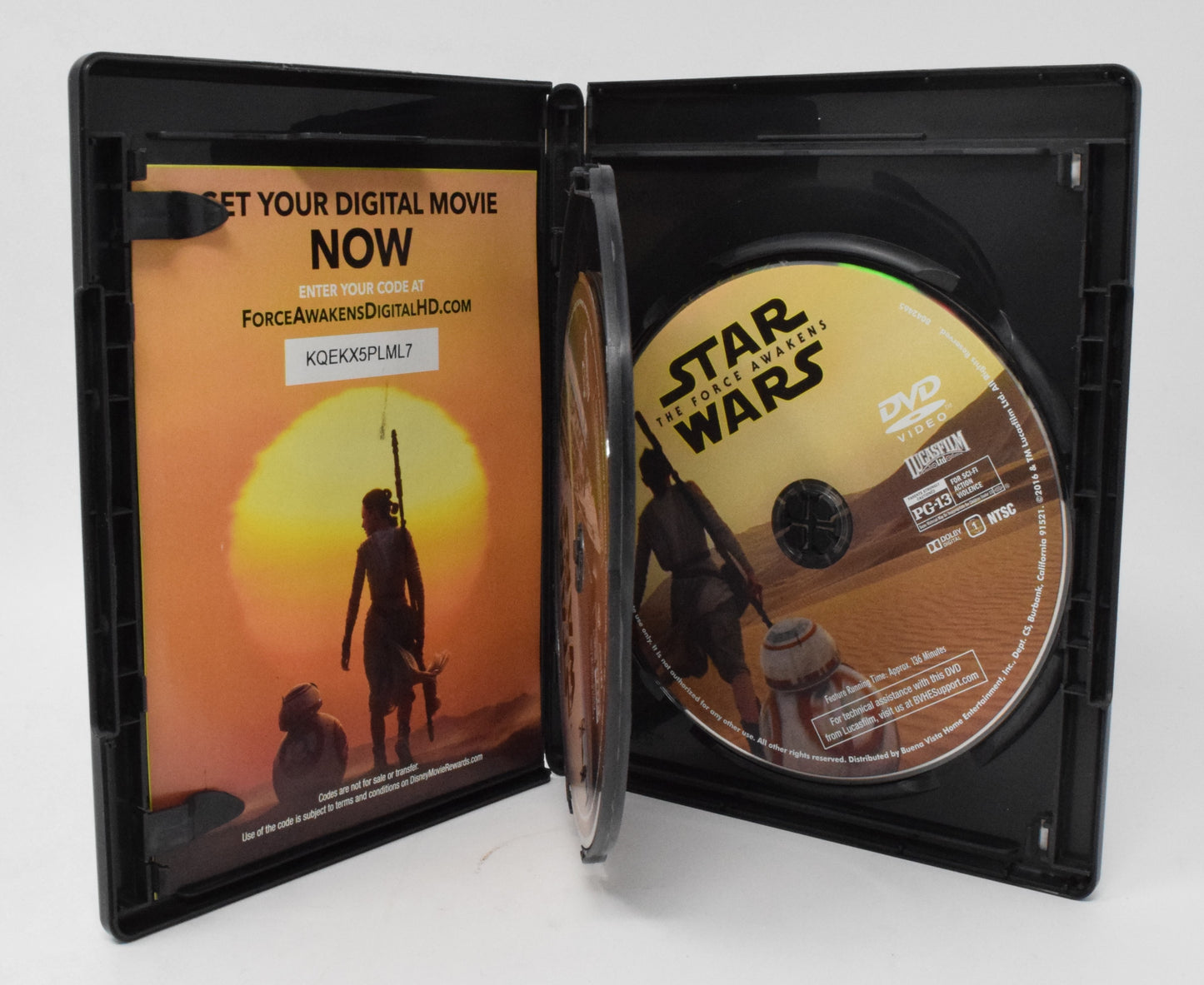 Star Wars The Fore Awakens DVD Blu-ray