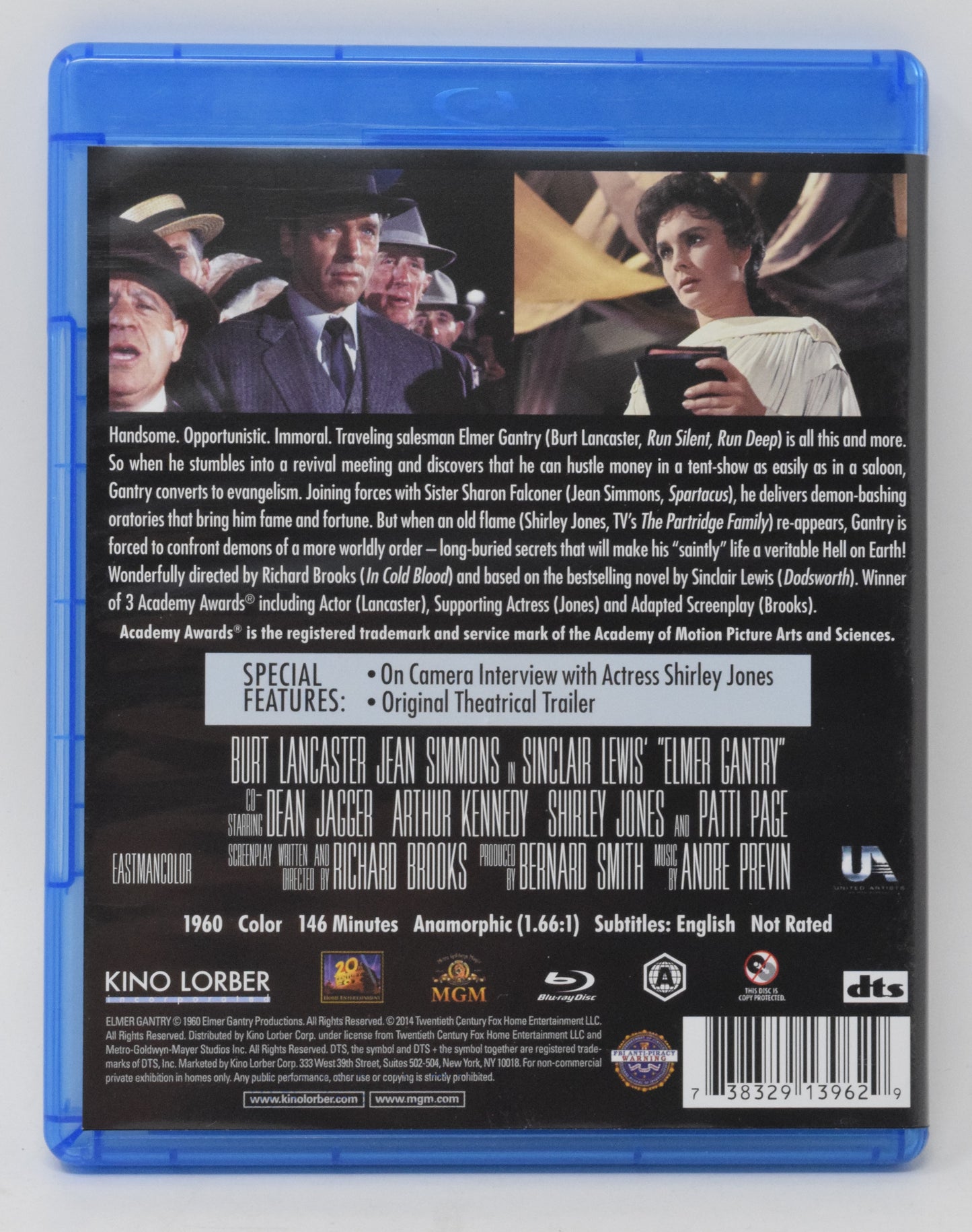 Elmer Gantry DVD Blu-ray