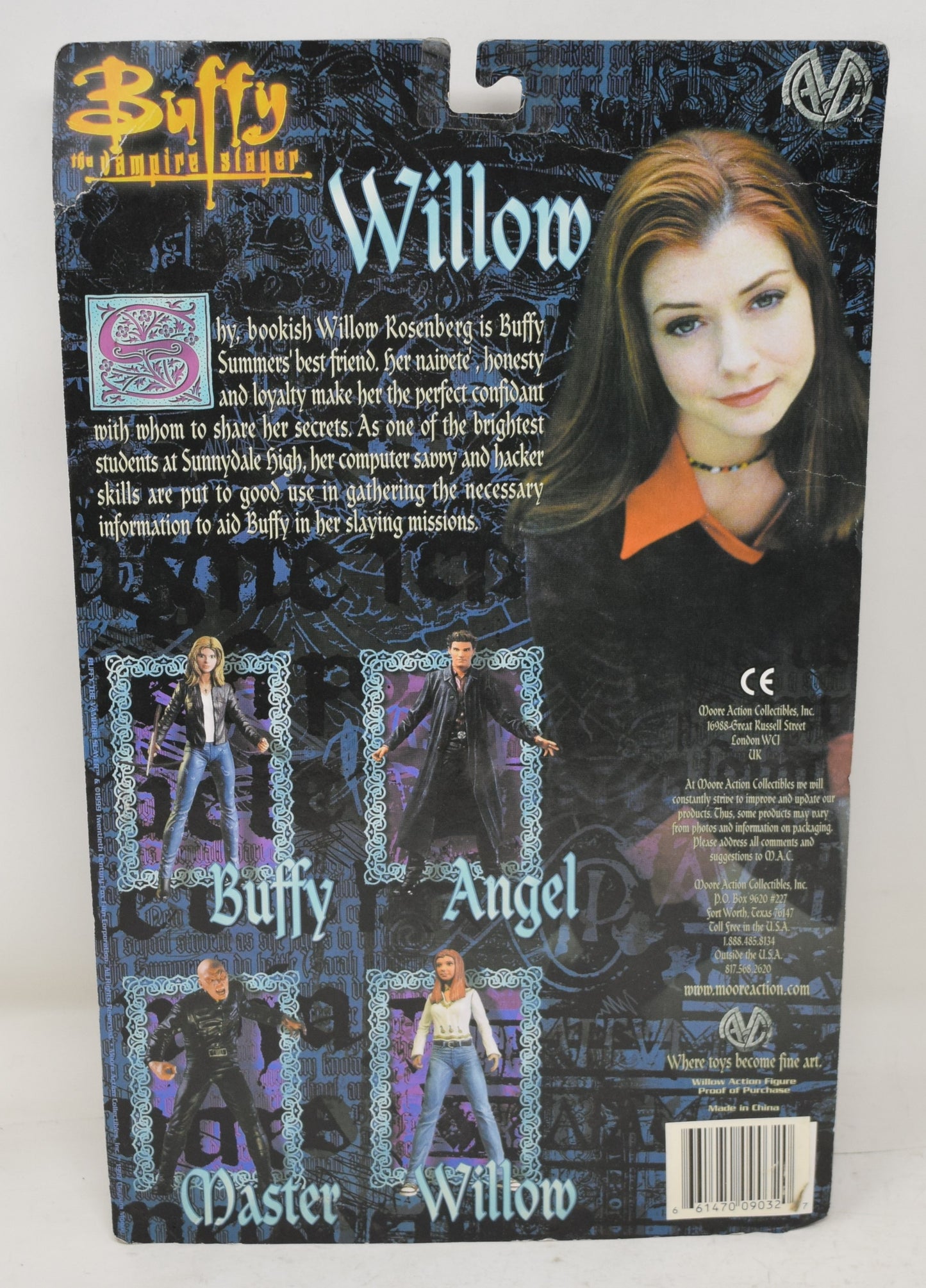 Buffy The Vampire Slayer Willow 1999 Action Figure Moore Action Collectibles MOC New