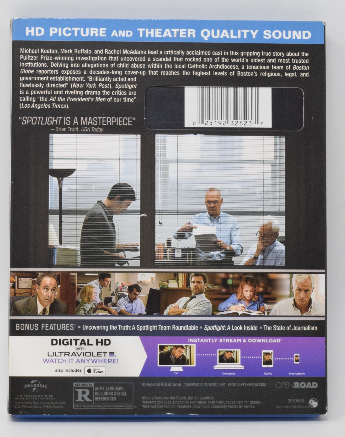 Spotlight Blu-ray DVD