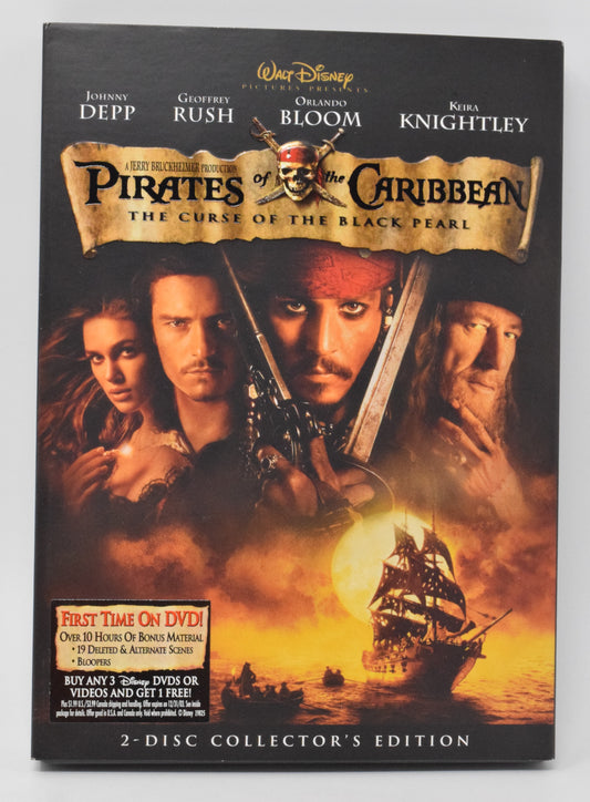 Walt Disney Pirates of the Caribbean The Curse Of the Black Pearl DVD