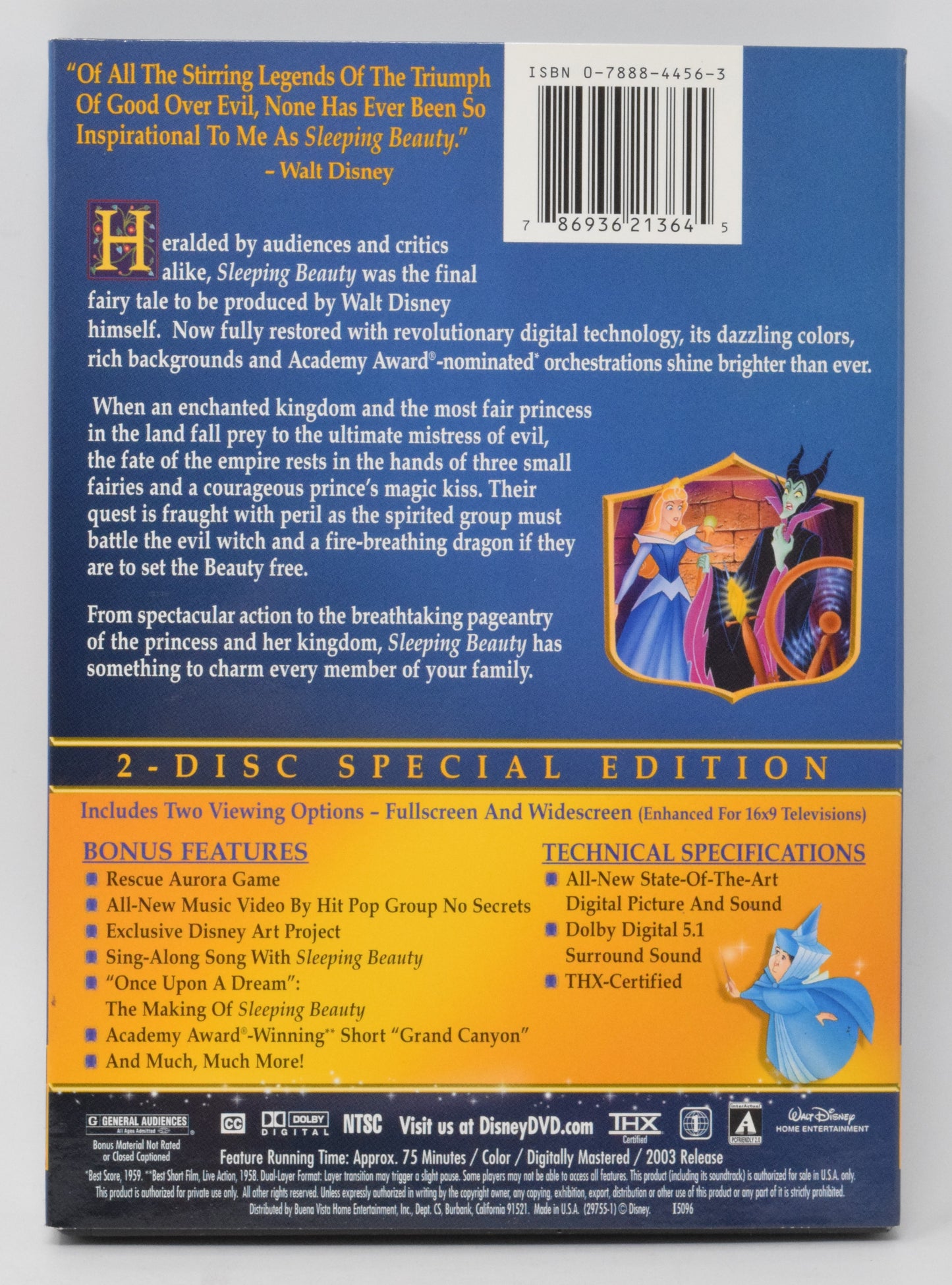 Walt Disney Sleeping Beauty DVD Special Edition