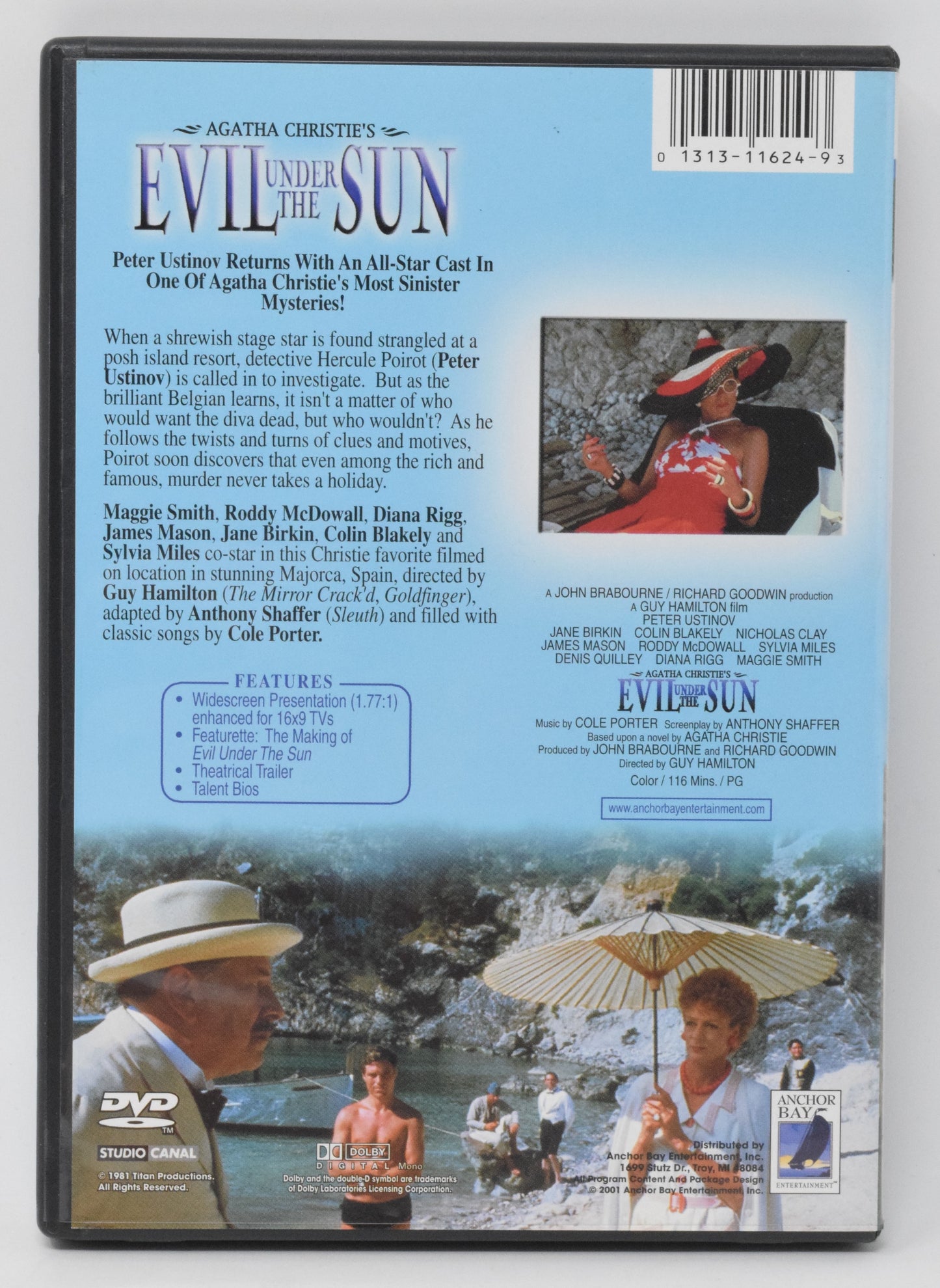 Agatha Christie's Evil Under The Sun DVD