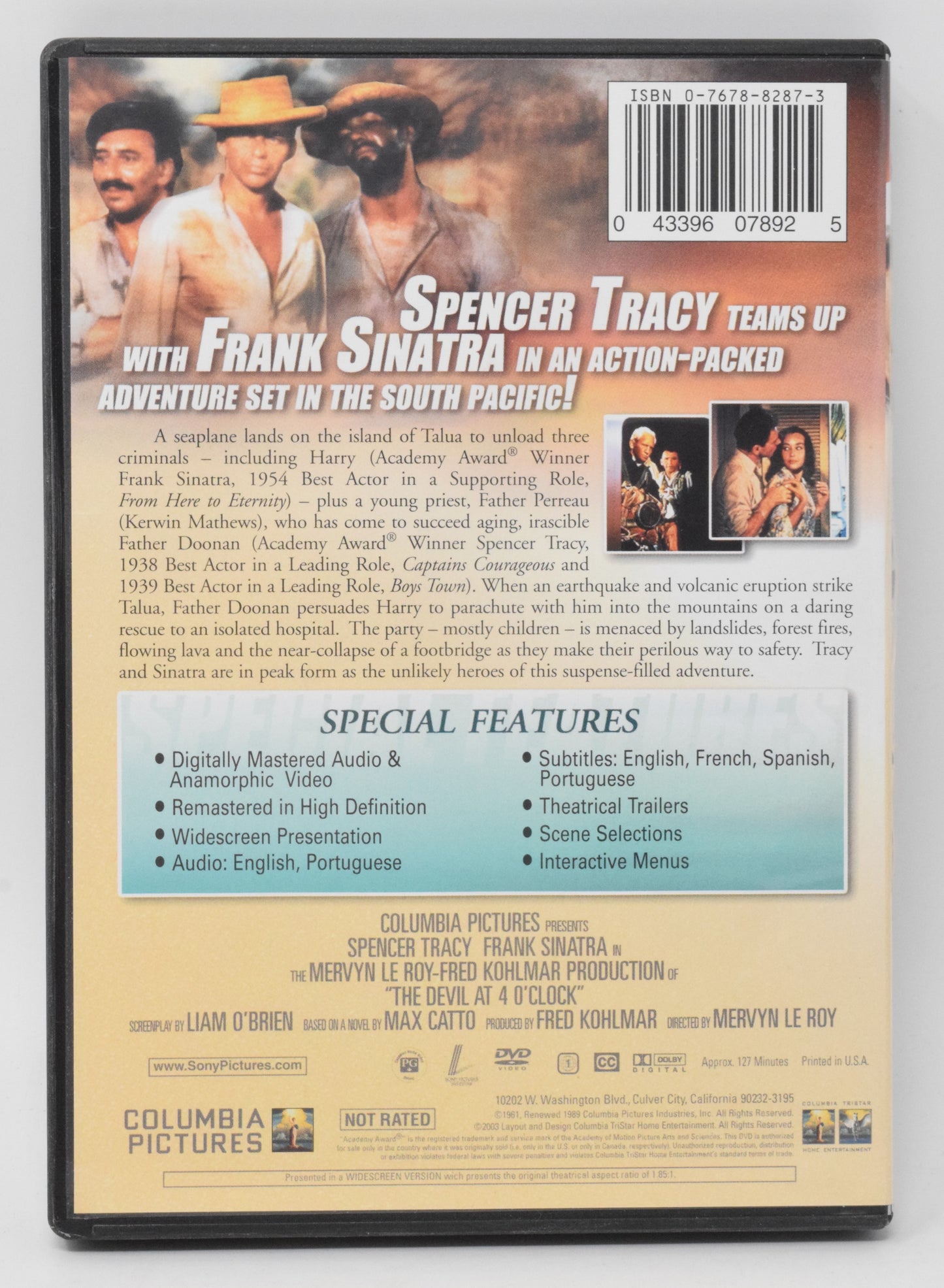 The Devil At 4 O'Clock DVD Frank Sinatra