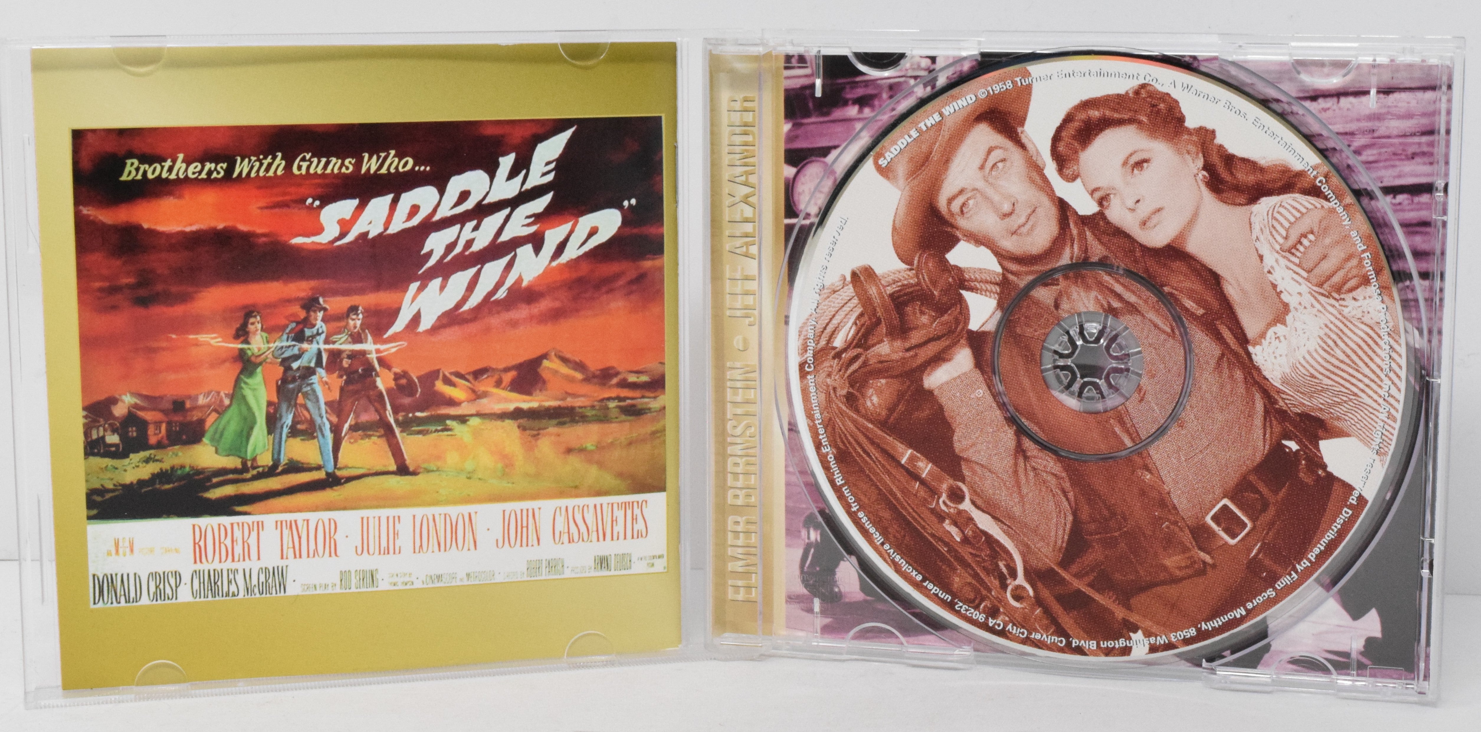 Saddle The Wind Soundtrack CD Elmer Bernstein TCM Golden Age LTD