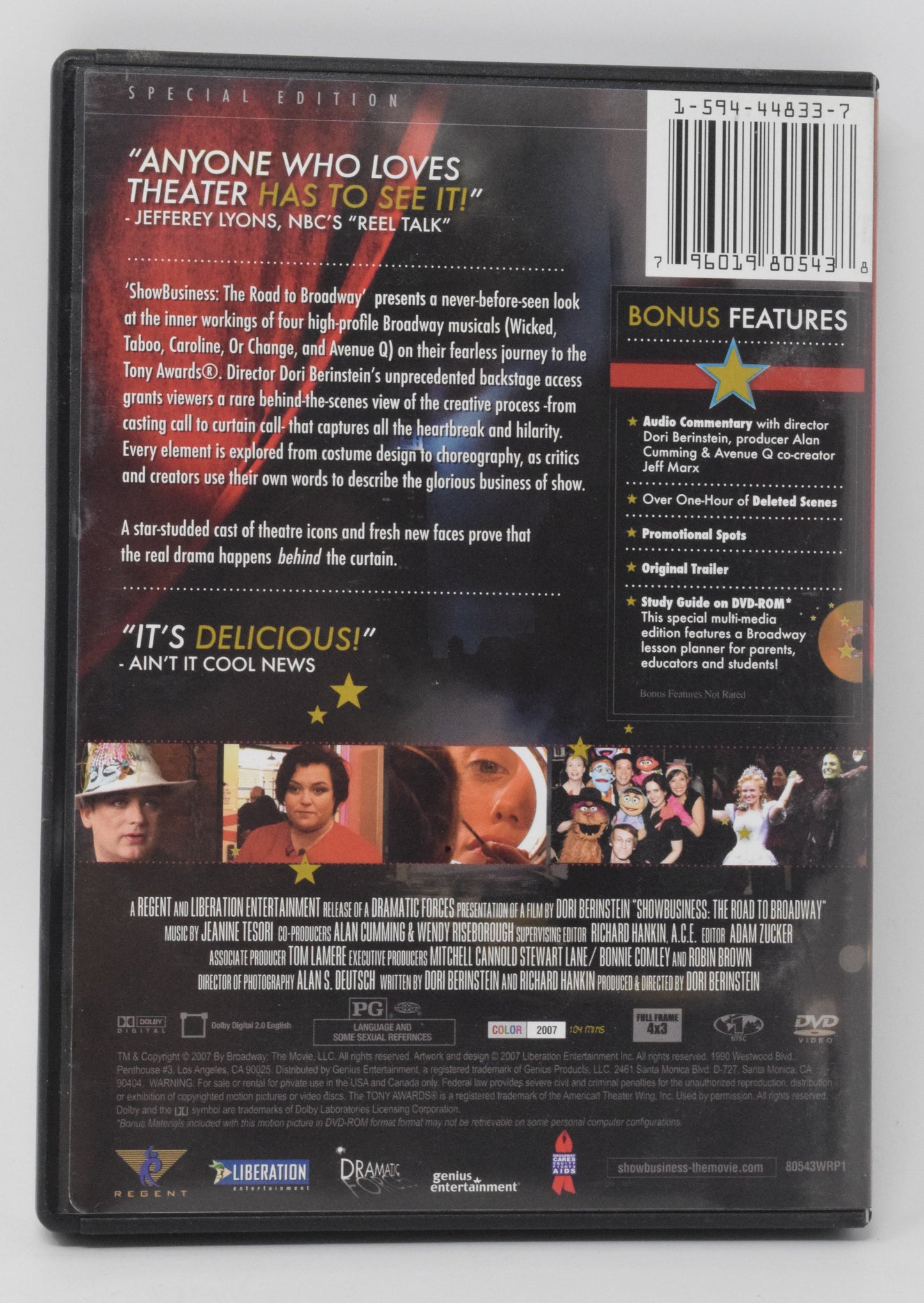 Show Business The Road To Broadway DVD