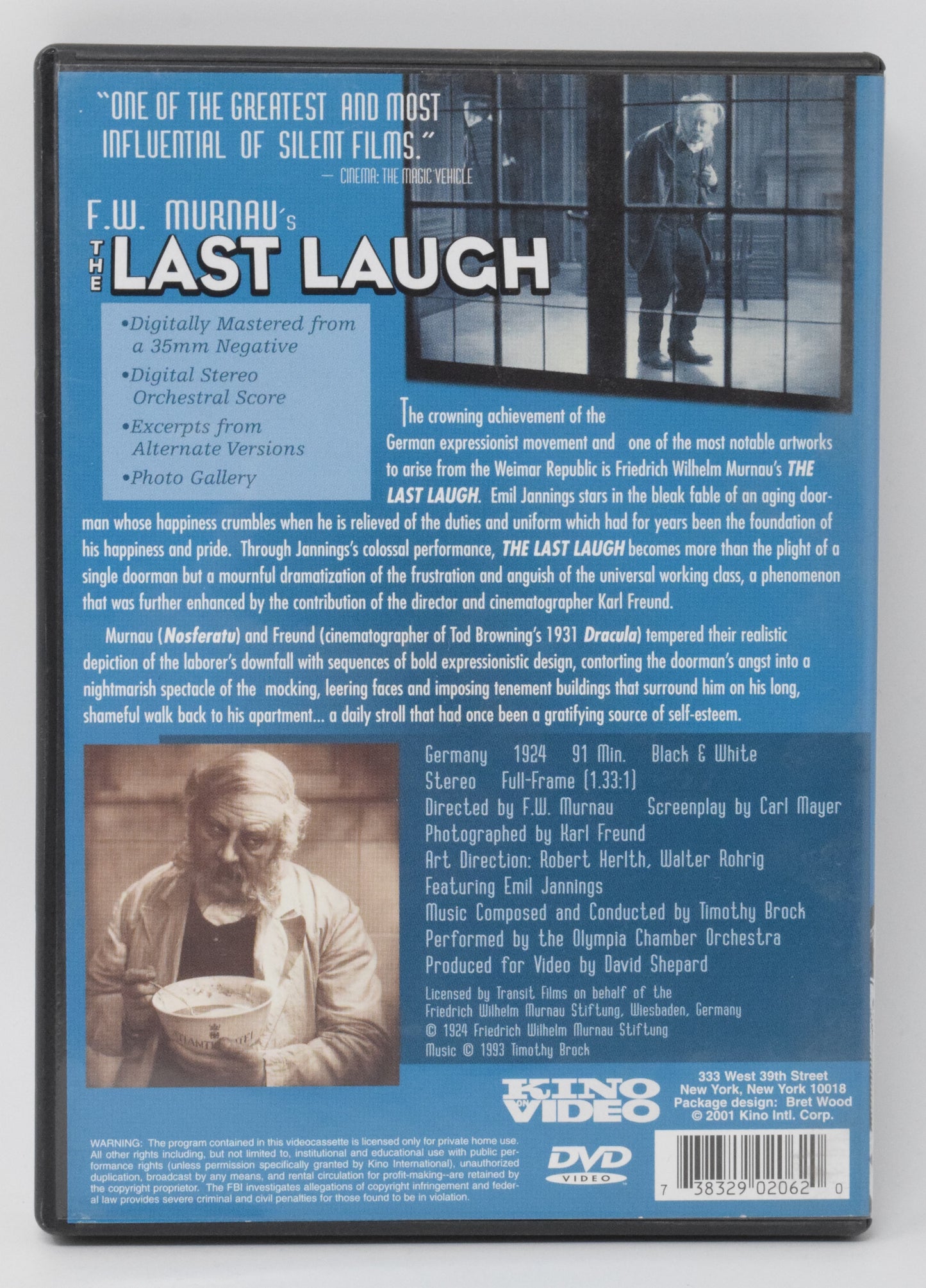 The Last Laugh DVD