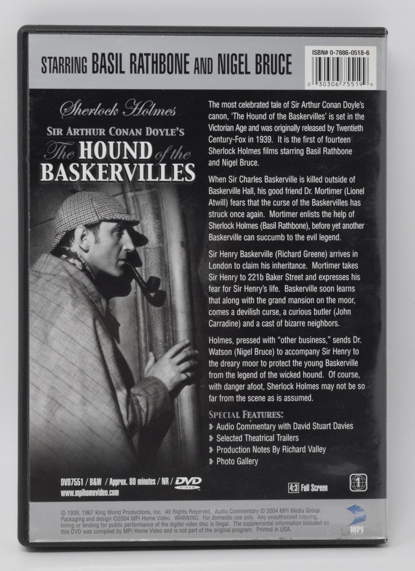 The Hound of the Bakervilles DVD