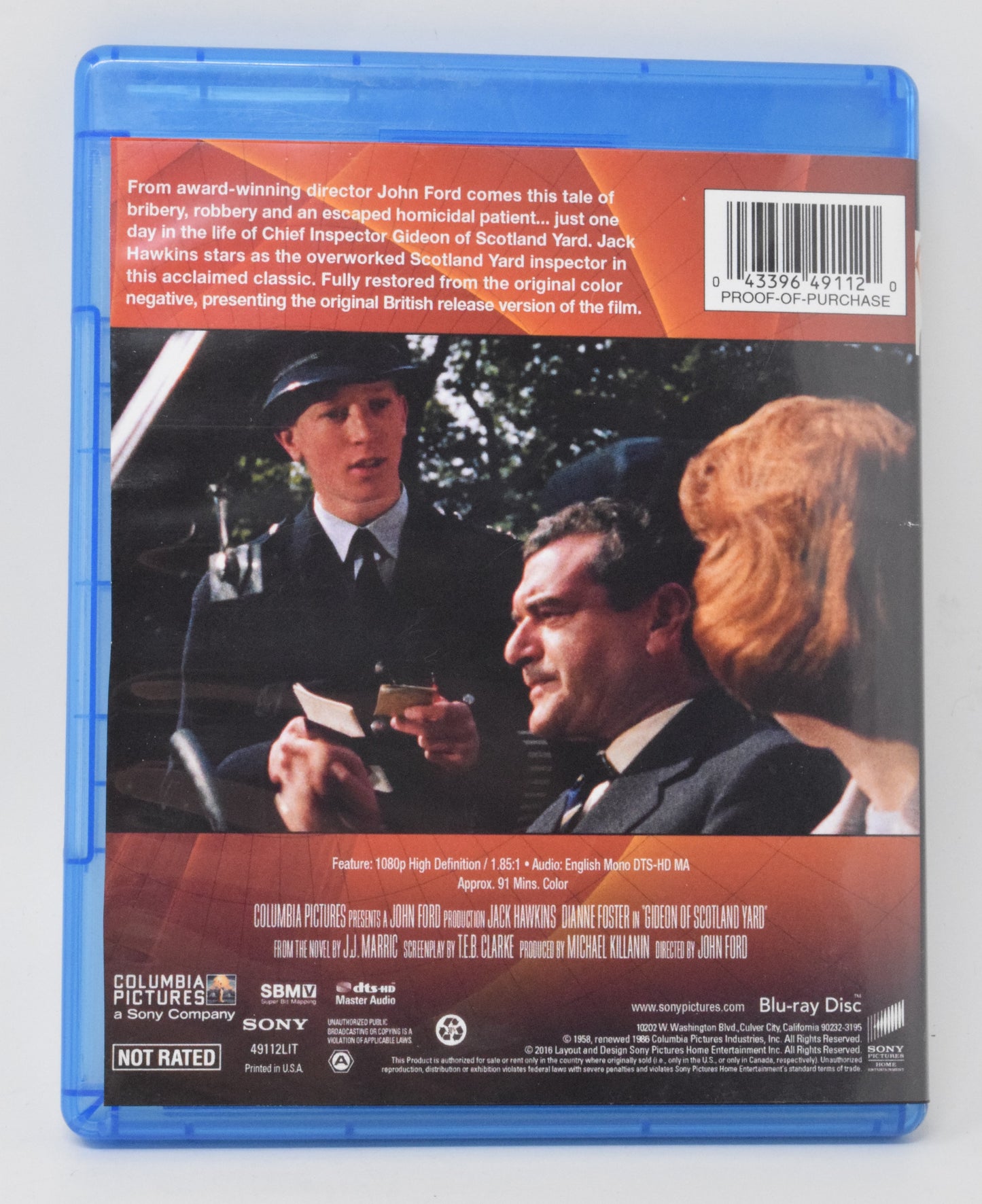 Gideon Of Scotland Yard DVD Blu-ray