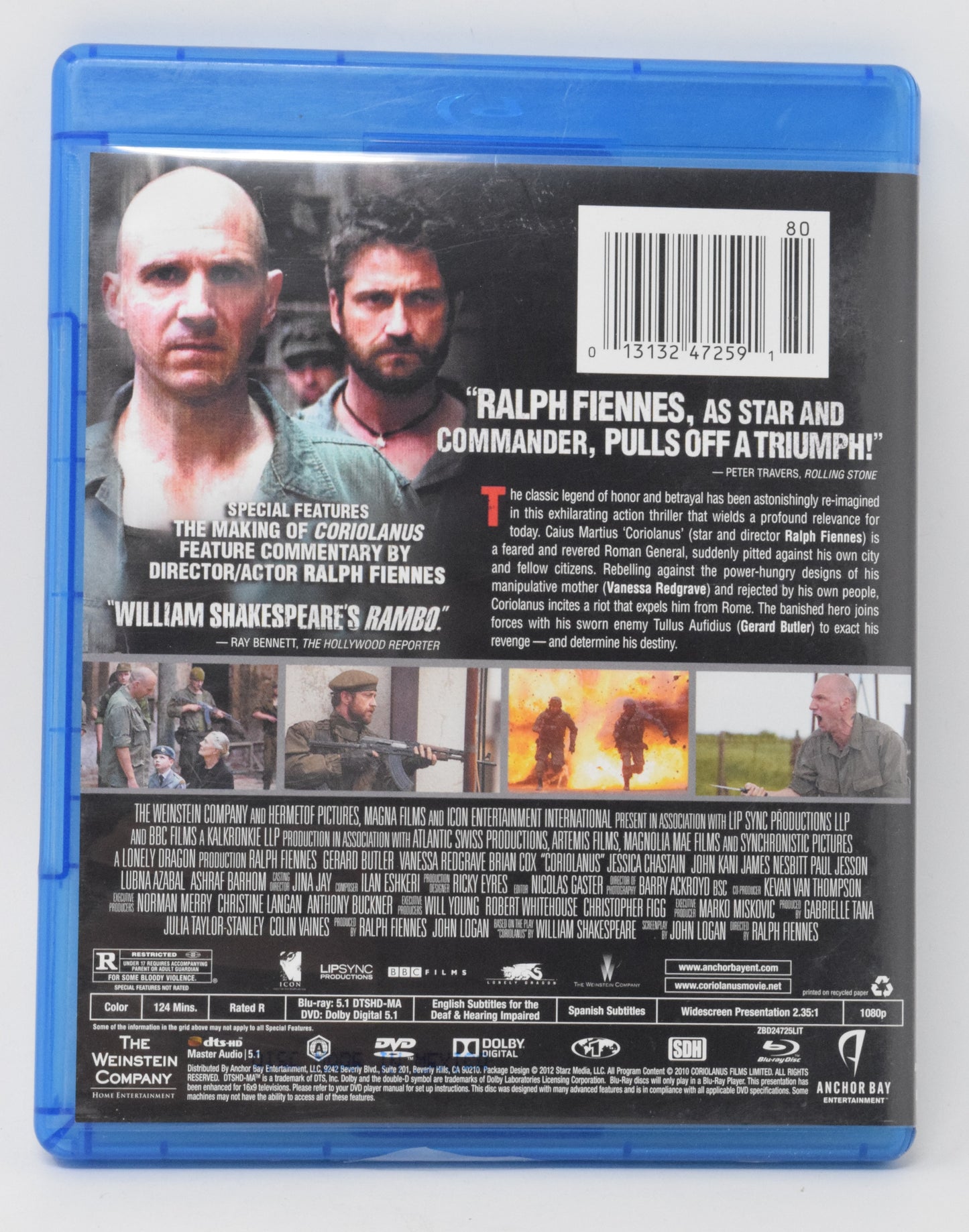 Coriolanus DVD Blu-ray