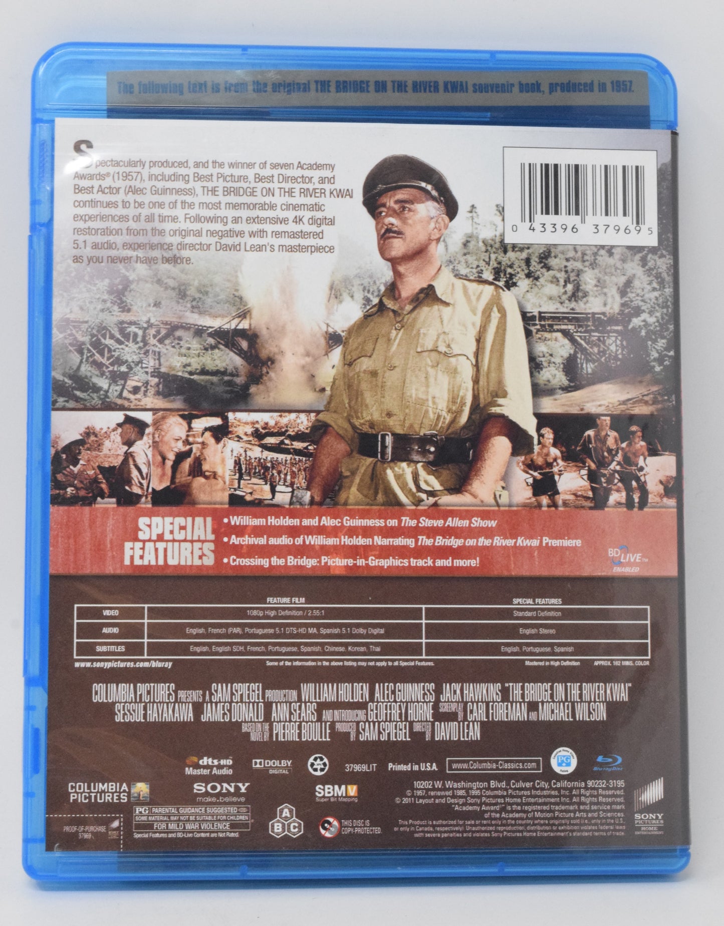 The Bridge On The River Kwai DVD Blu-ray