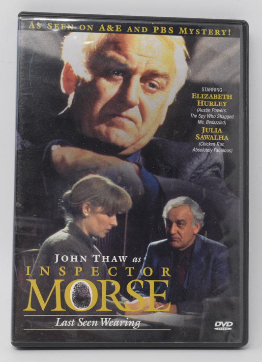 Inspector Morse DVD Last Seen Wearing