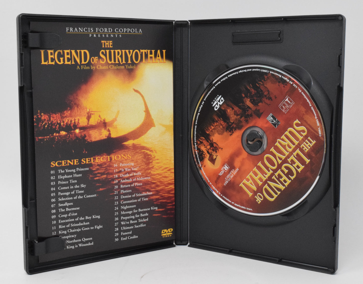 The Legend of Suriyothai DVD