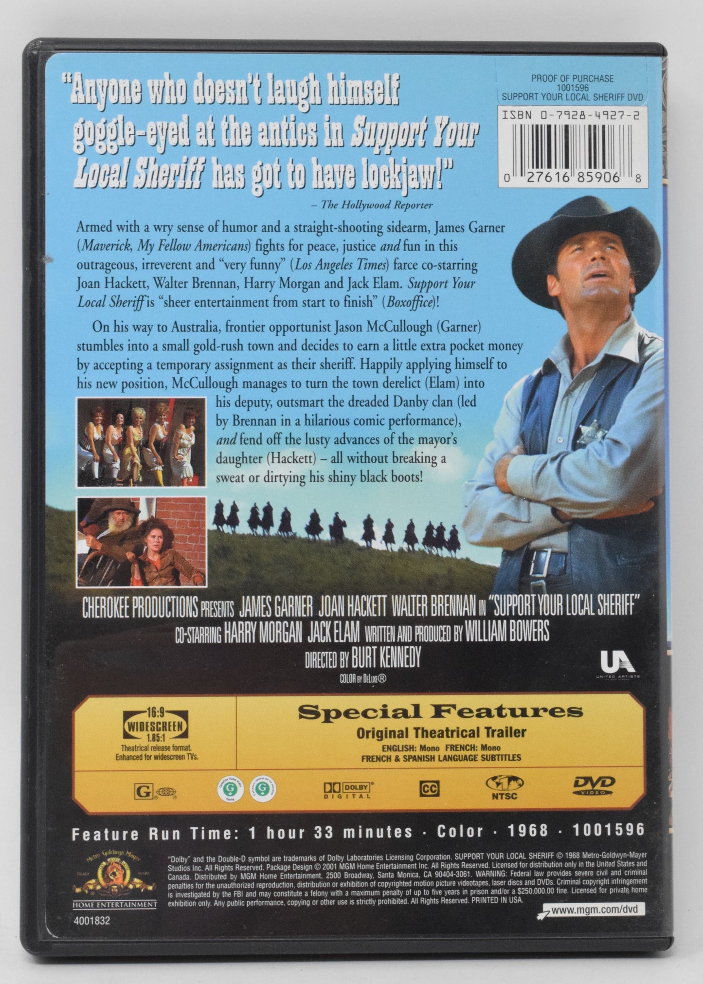 Support Your Local Sheriff DVD