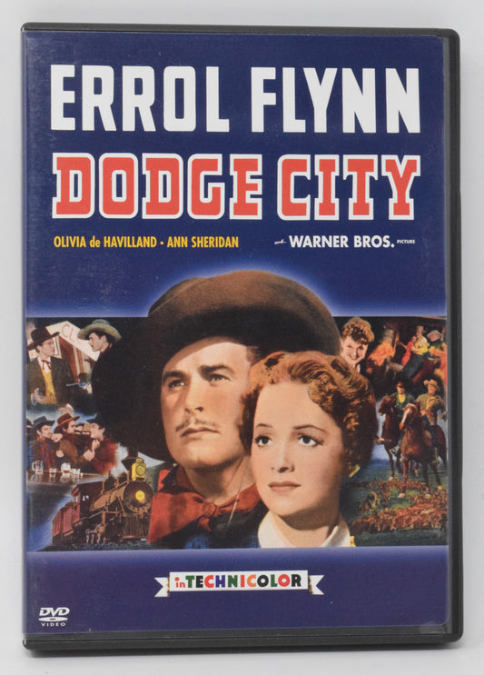 Errol Flynn Dodge City DVD