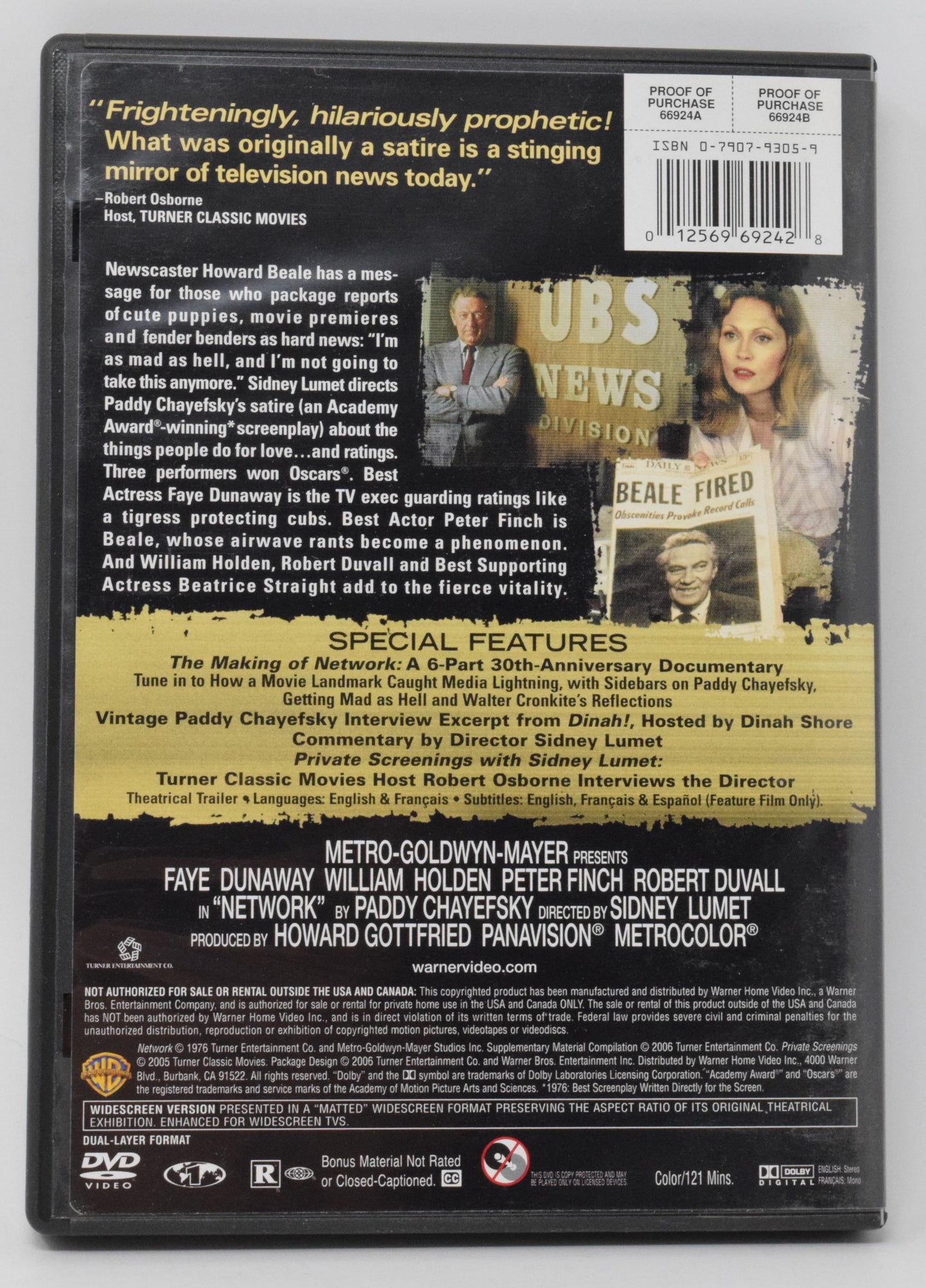 Network DVD Two Disc Special Edition