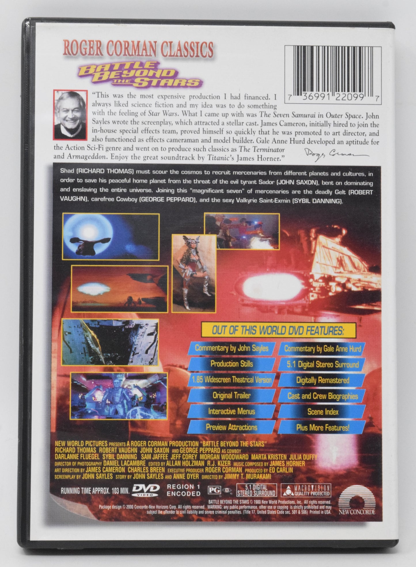 Battle Beyond the Stars DVD Roger Corman Classics