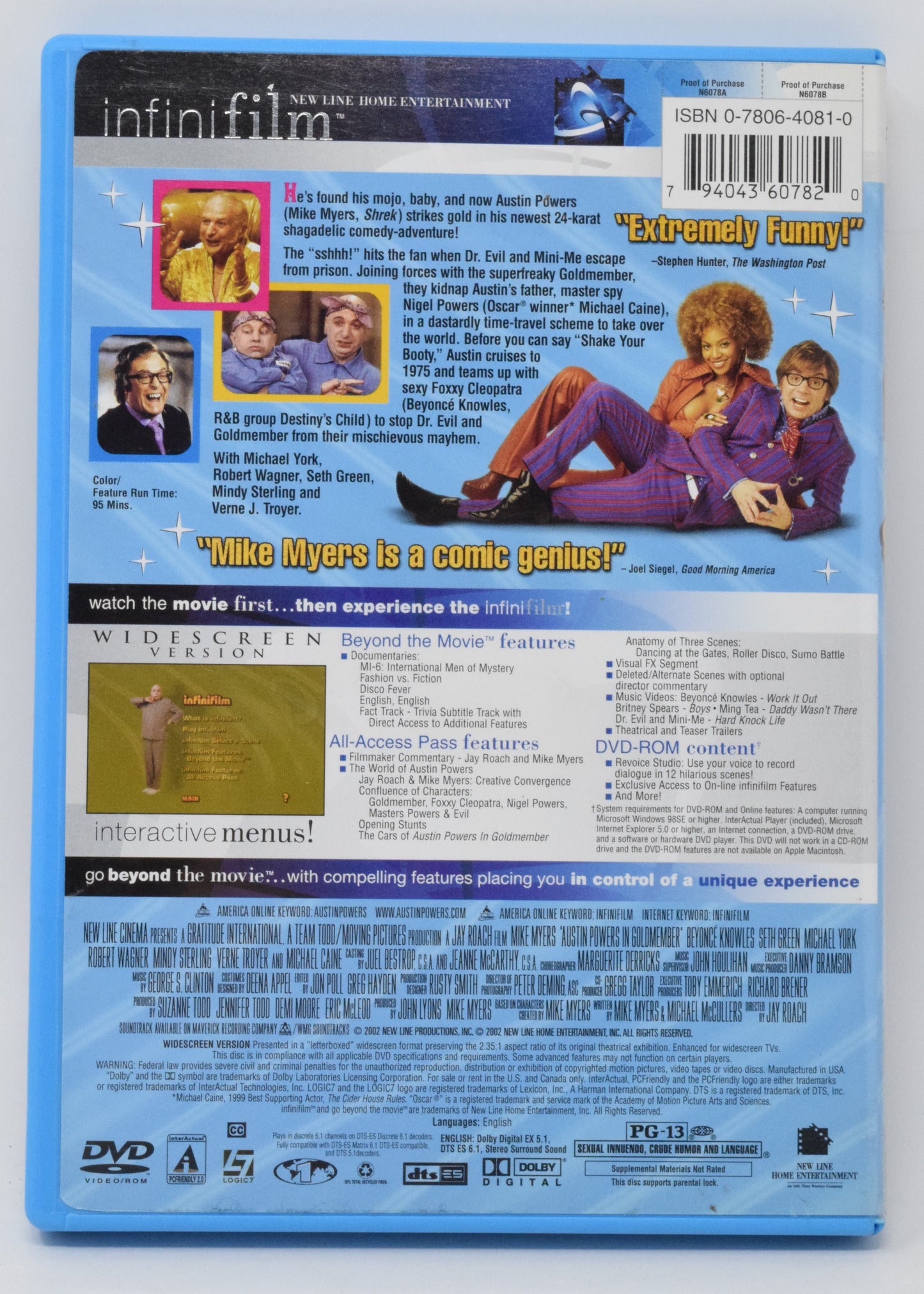 Goldmember DVD Widescreen