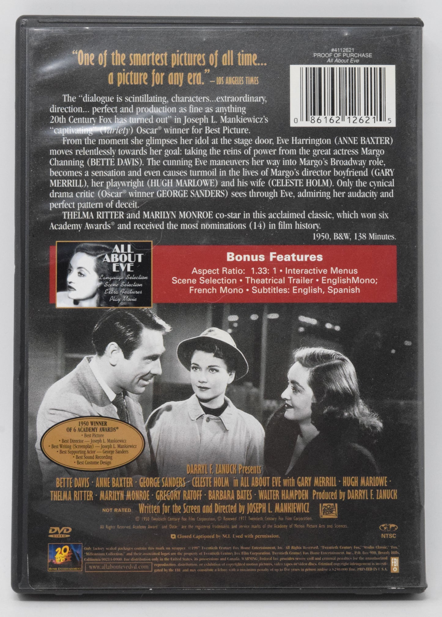 All About Eve DVD