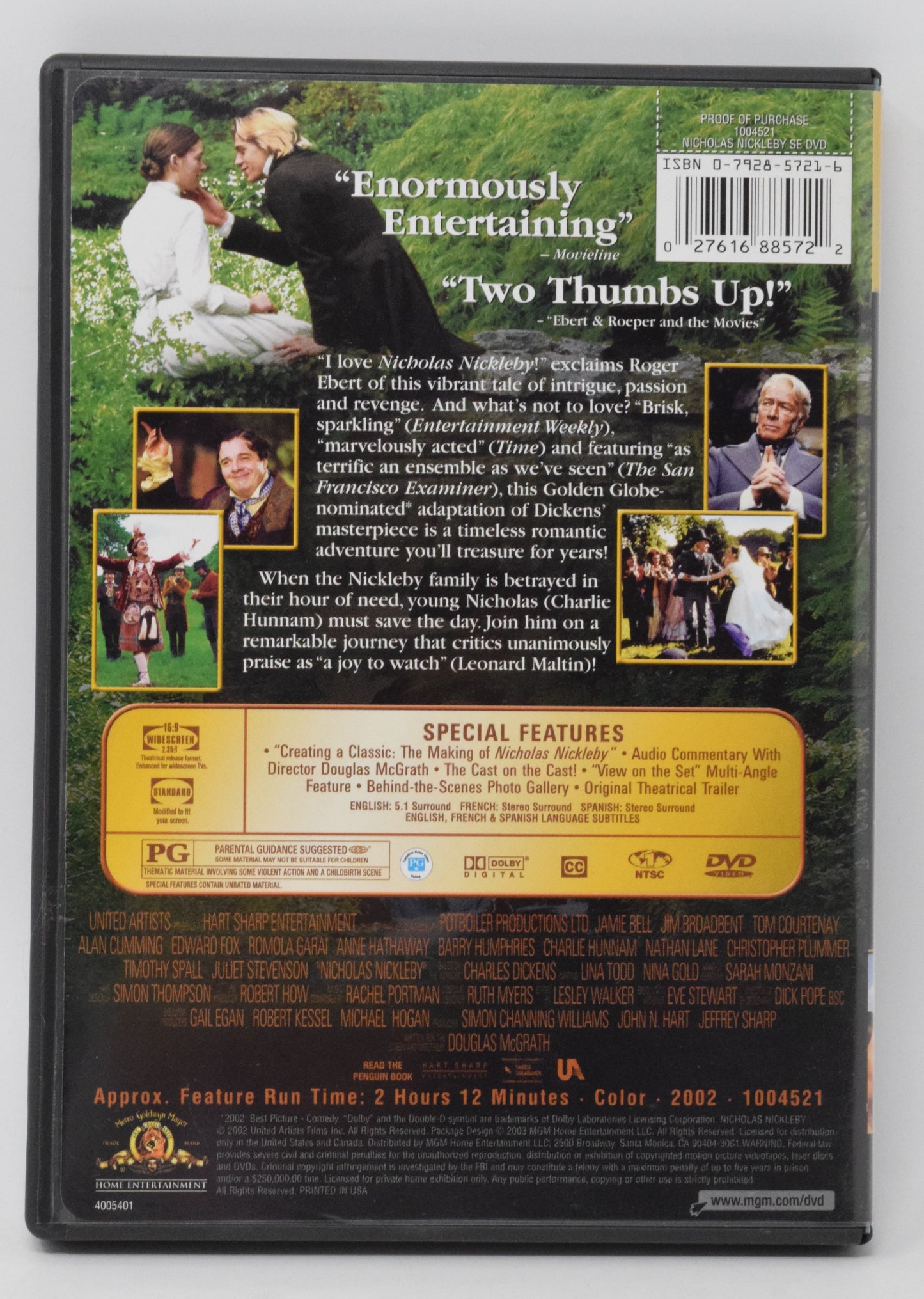 Nicholas Nickleby DVD Special Edition