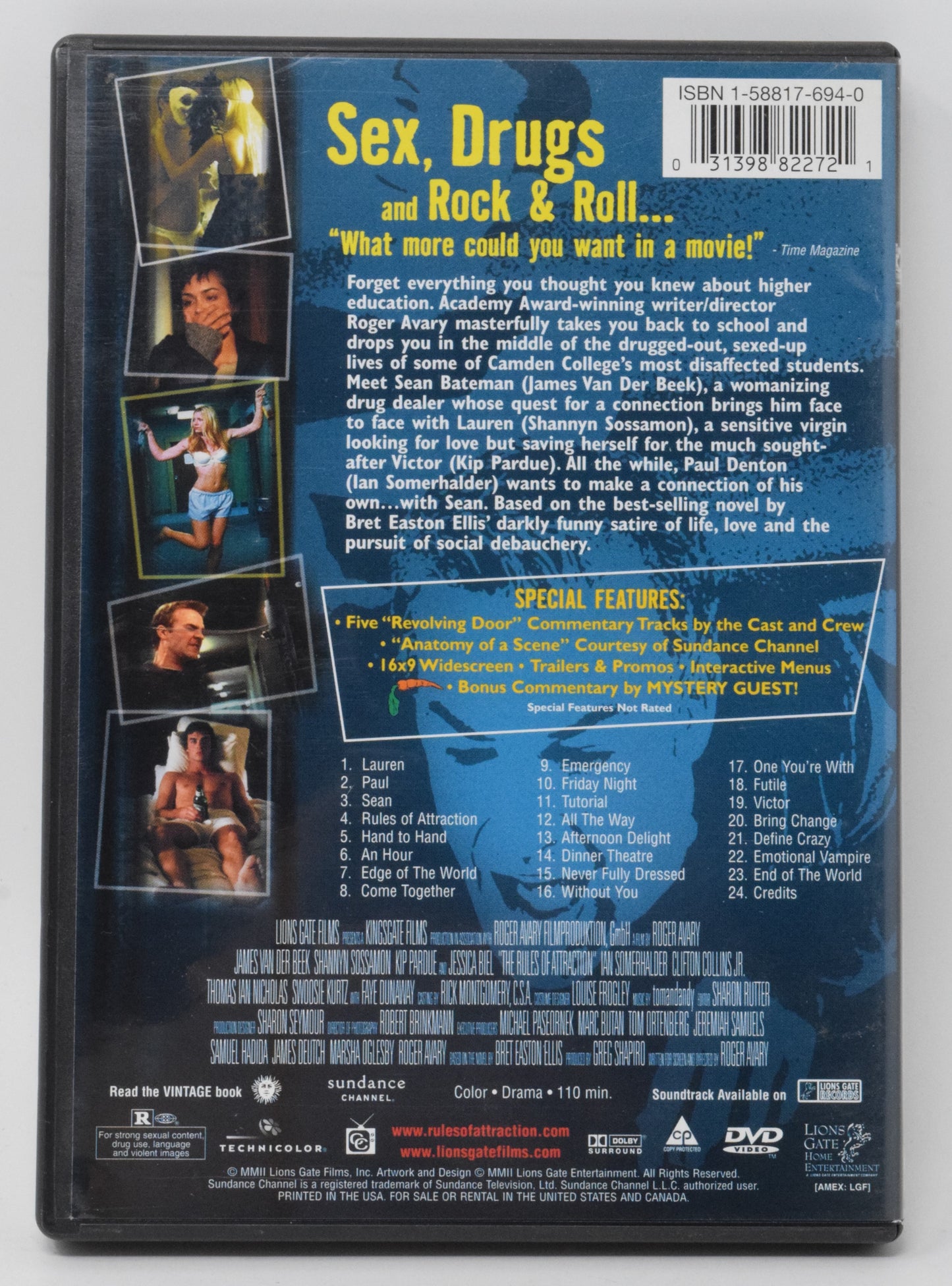 The Rules of Attraction DVD