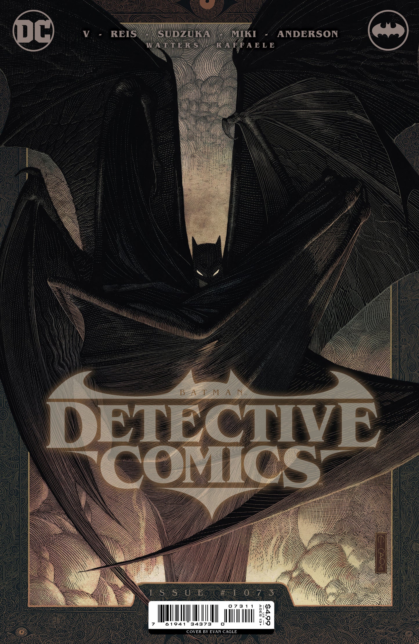 Batman Detective Comics #1073 A Evan Cagle Ram V (06/27/2023) Dc