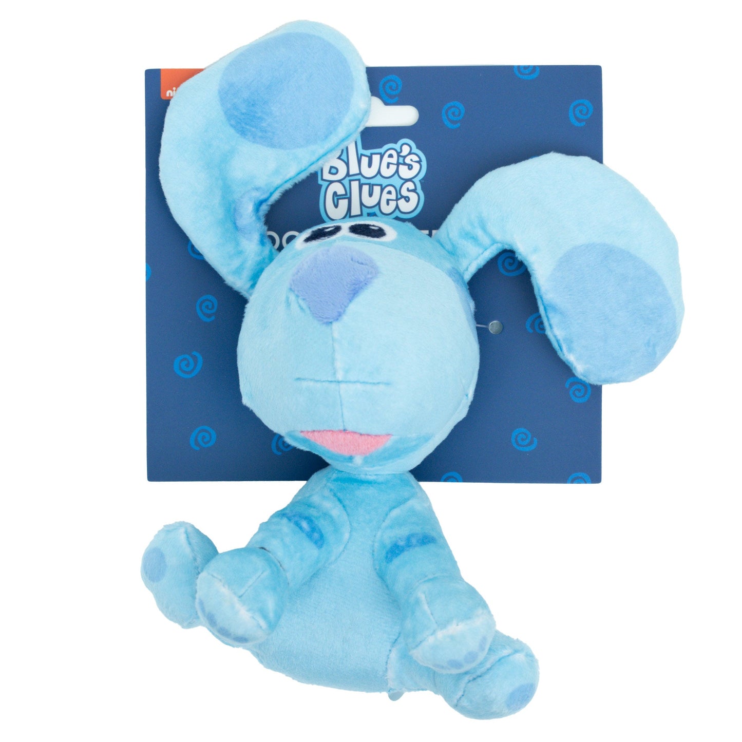 Dog Toy Squeaker Plush - Blue's Clues Blue Full Body Sitting Pose