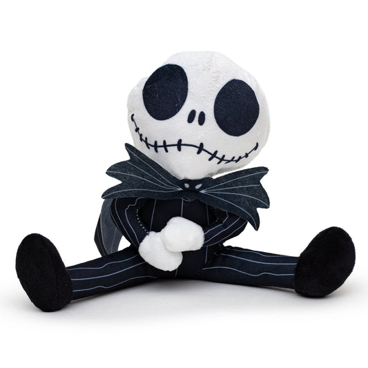 Dog Toy Squeaker Plush - The Nightmare Before Christmas Jack Sitting Pose