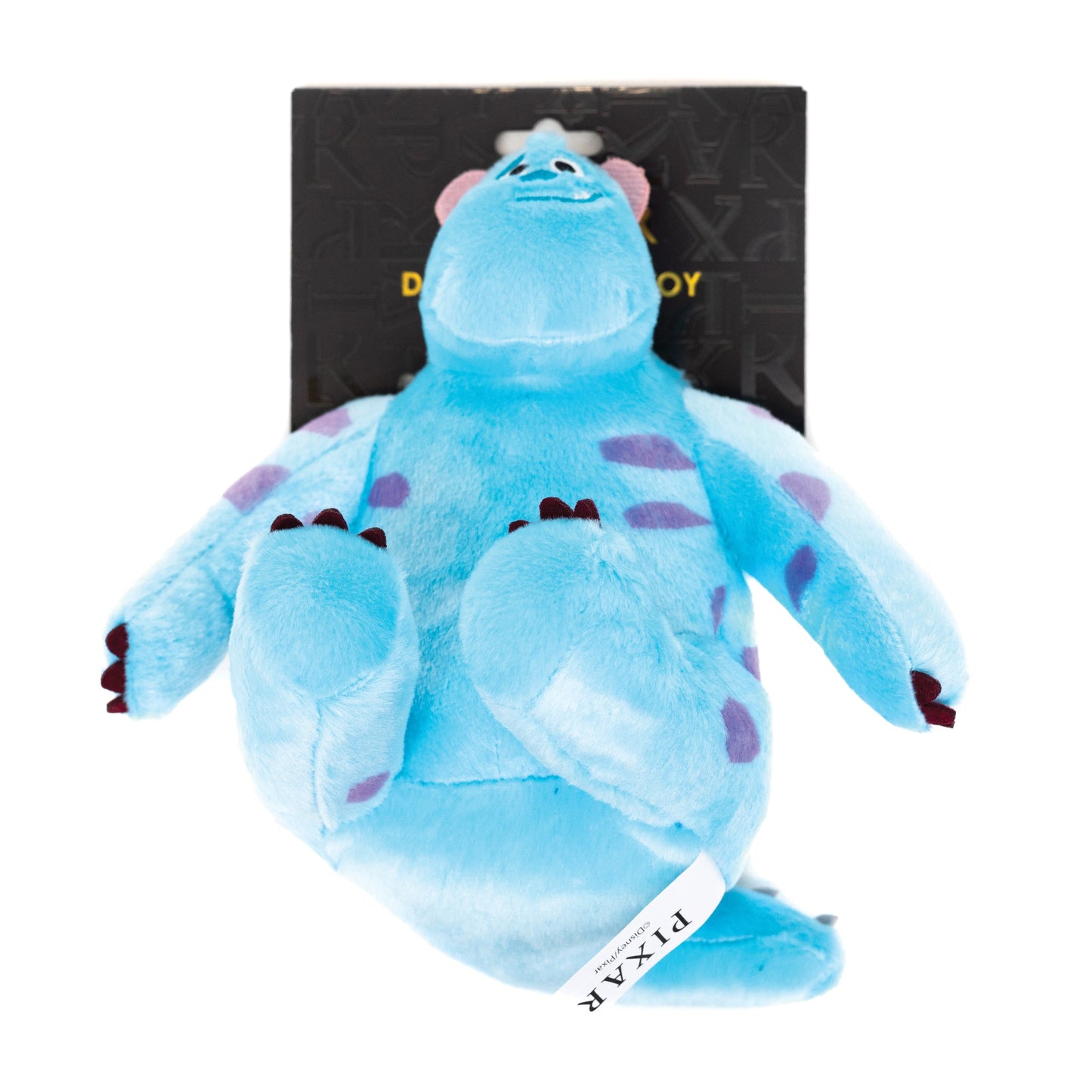 Dog Toy Squeaker Plush - Monsters, Inc. Furry Sulley Full Body Sitting Pose