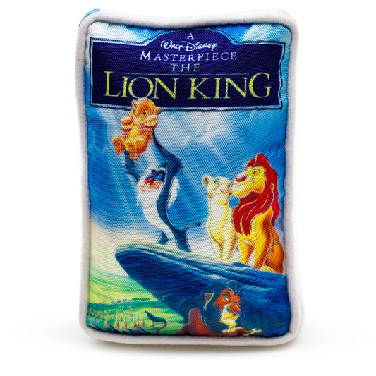 Dog Toy Squeaker Plush - Disney The Lion King VHS Tape Replica