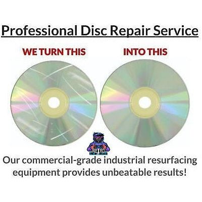 Professional Disc Resurfacing Services (Regular CD, Blu-ray & GameCube)