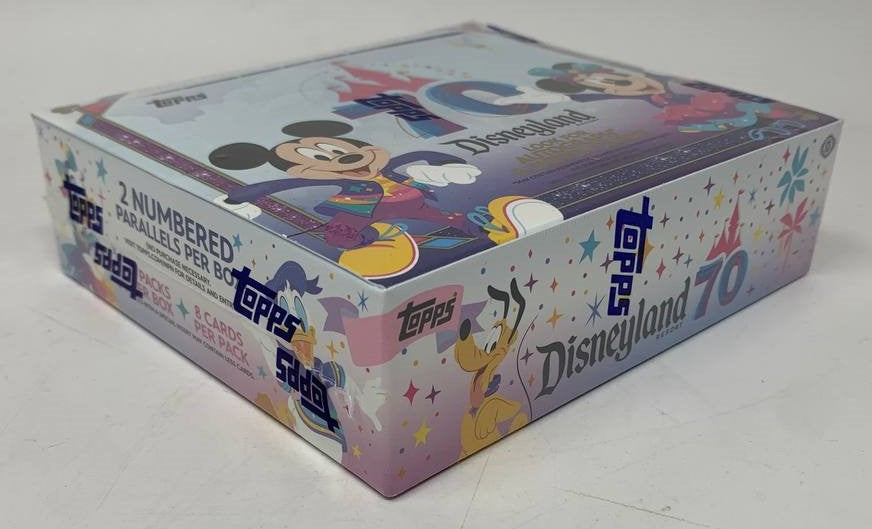 Disney Disneyland 70th Anniversary Trading Cards Topps 2025 Hobby Box
