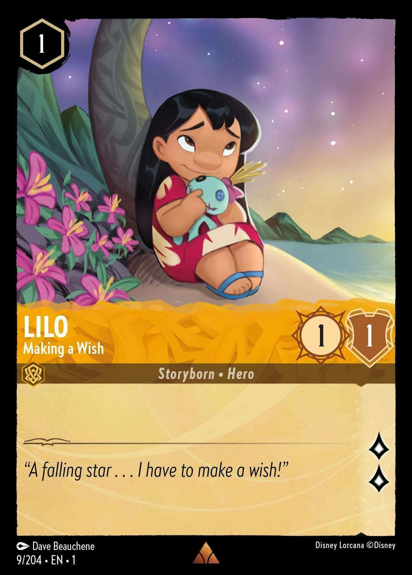 Disney Lorcana: TFC, 9/204 Lilo (Making a Wish) (R)