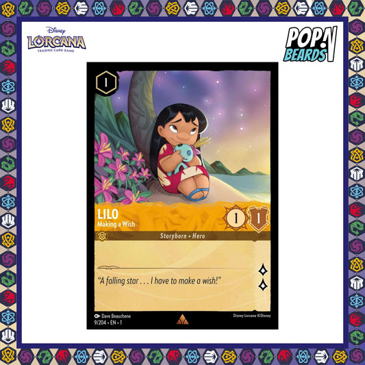 Disney Lorcana: TFC, 9/204 Lilo (Making a Wish) (R)