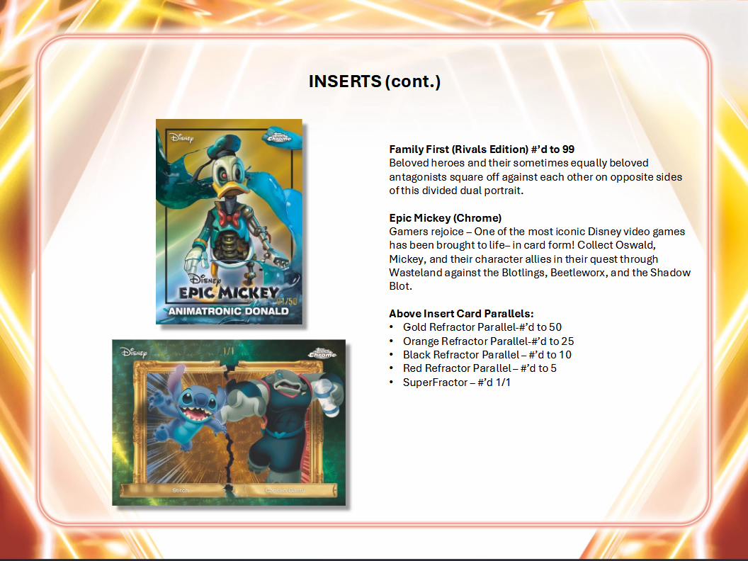 Disney Neon 2026 Topps Hobby Box (08/19/2026)