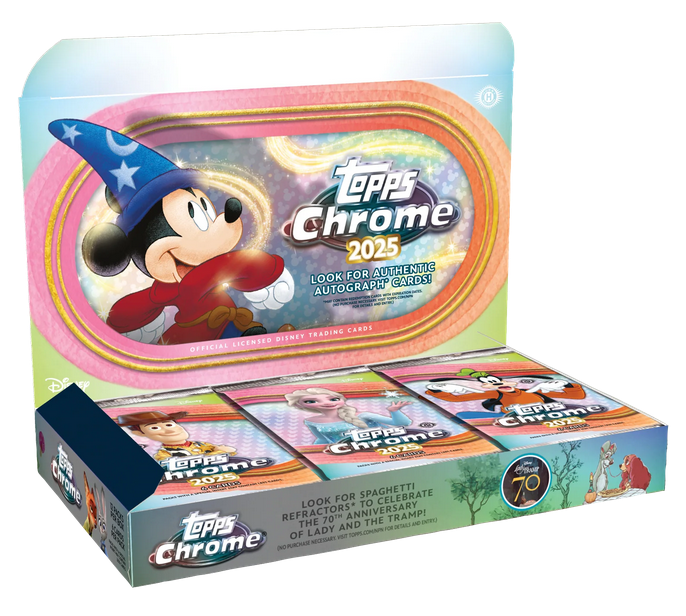 Disney Trading Cards Topps Chrome 2025 Hobby Breaker Box (09/24/2025) - Golden Apple Comics