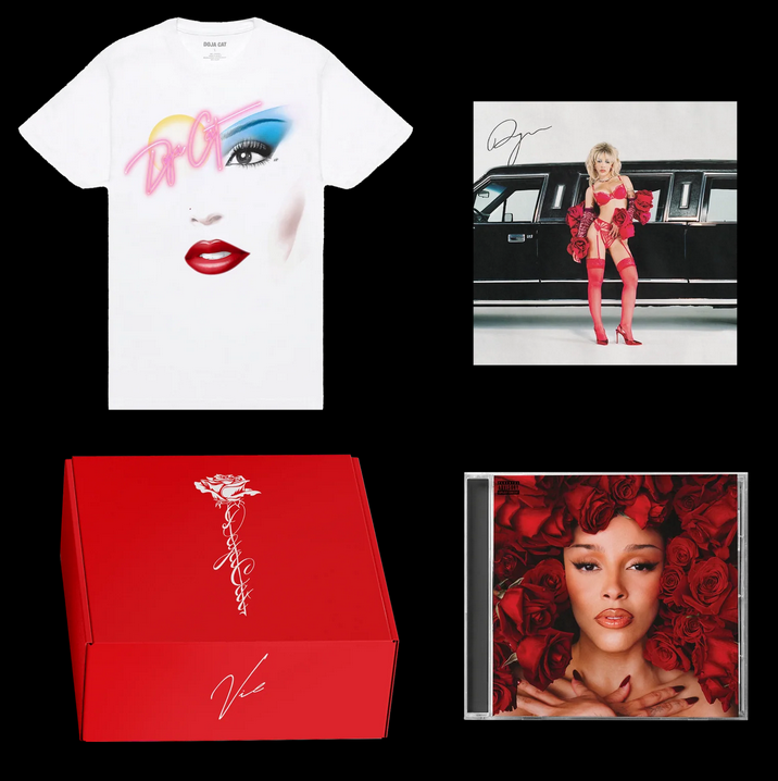 Doja Cat Vie Box Set SIGNED CD T-Shirt Large (10/01/2025)