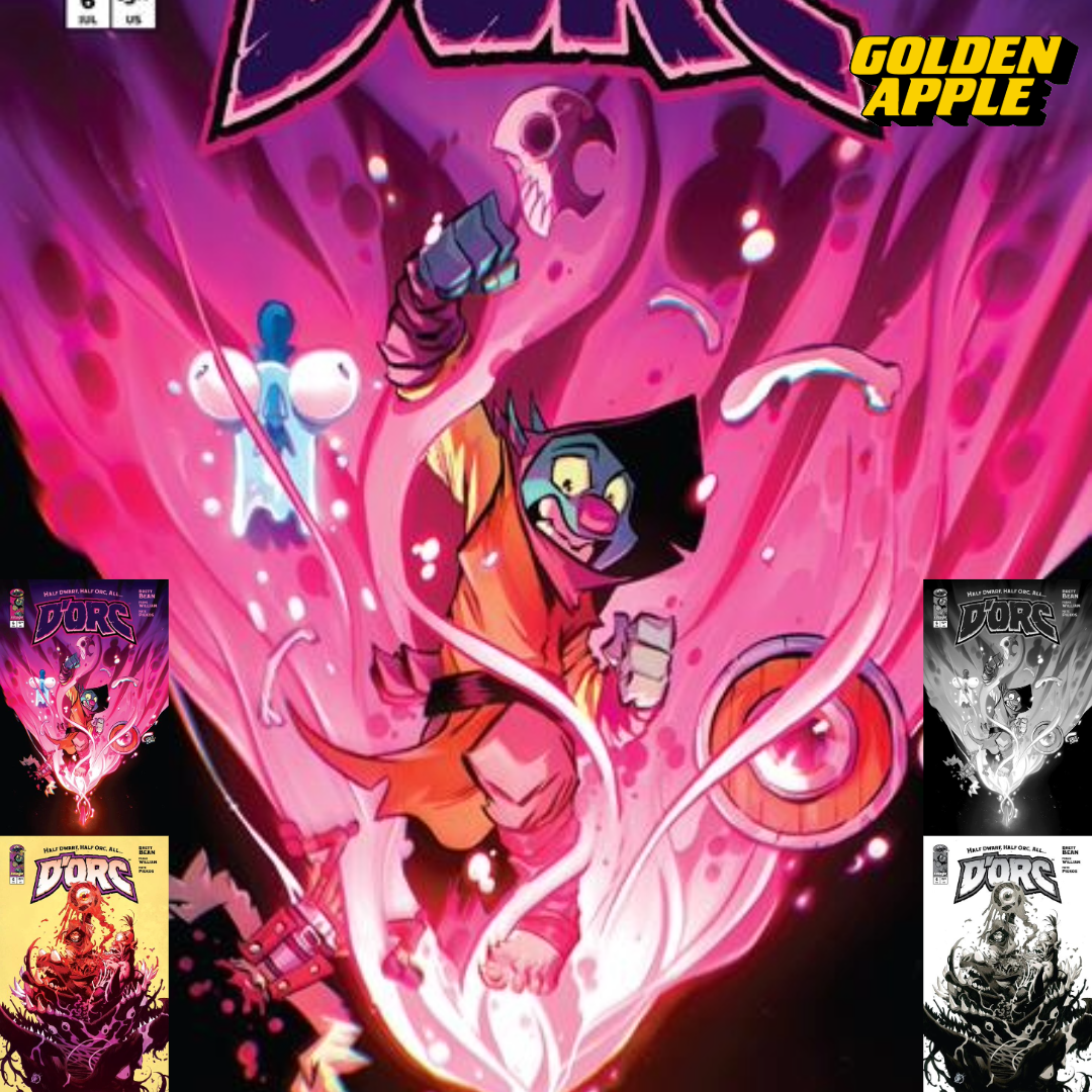Dorc #6 A1 Cover Set Of 4 1:25 1:50 (07/15/2026) Image - Golden Apple Comics